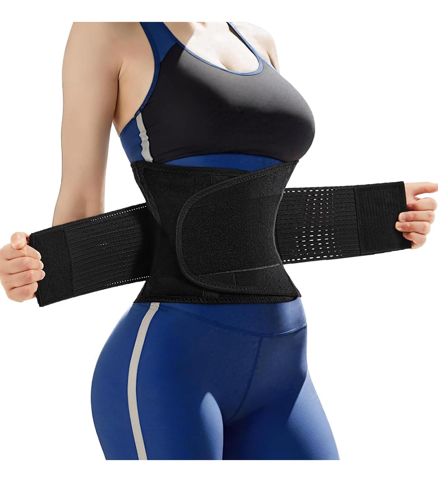 Back Brace for Lower Back Pain Relief - Breathable Lumbar Support Belt for Men & Women | Waist Support with 6 Stays for Fitness & Work - Buy Online on GoSupps.com