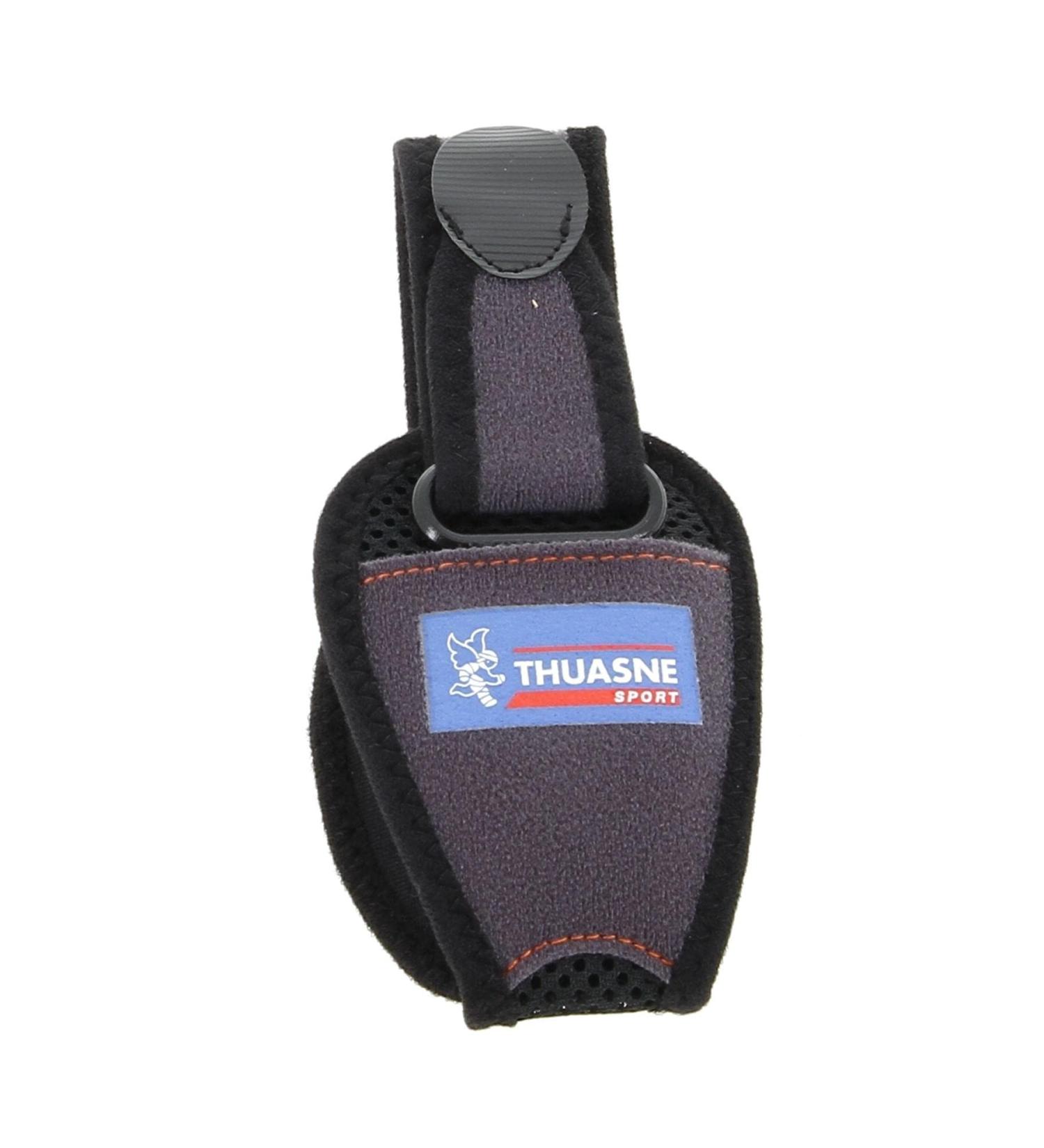 Thuasne Sport - Anti -Epicondylitis bracelet - tennis arm golf arm - silicone inlays - adjustable compression - CE medical device - black - size 1 waist 1
