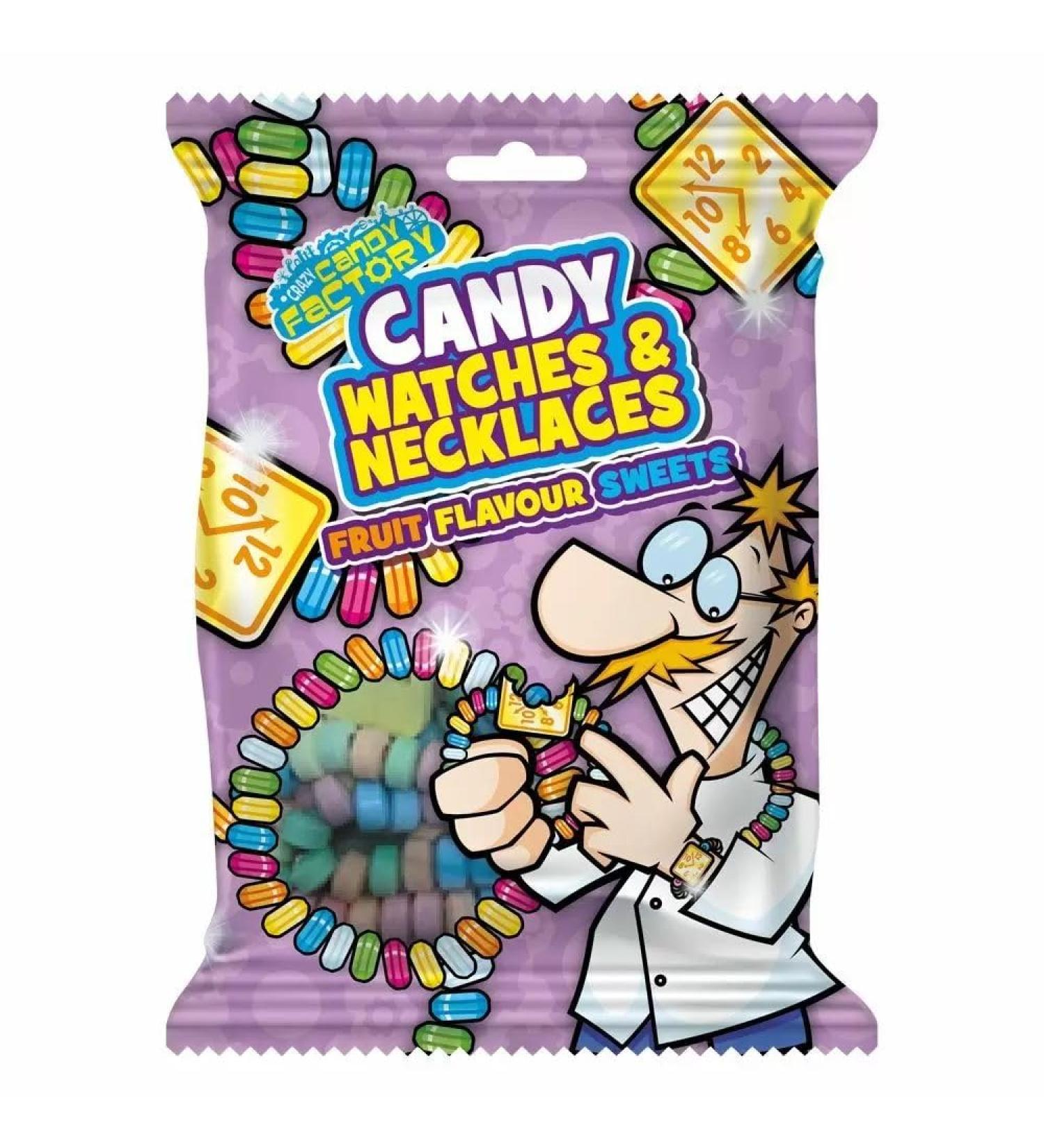 Candy Watches & Necklaces Bag - 3 Toys & Novelty Sweets 1 Count (Pack of 3)
