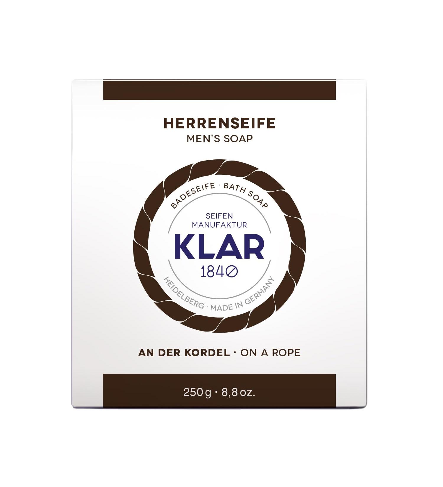  Klar Seifen Men s bath soap with cord 250 g - Buy Online on GoSupps.com