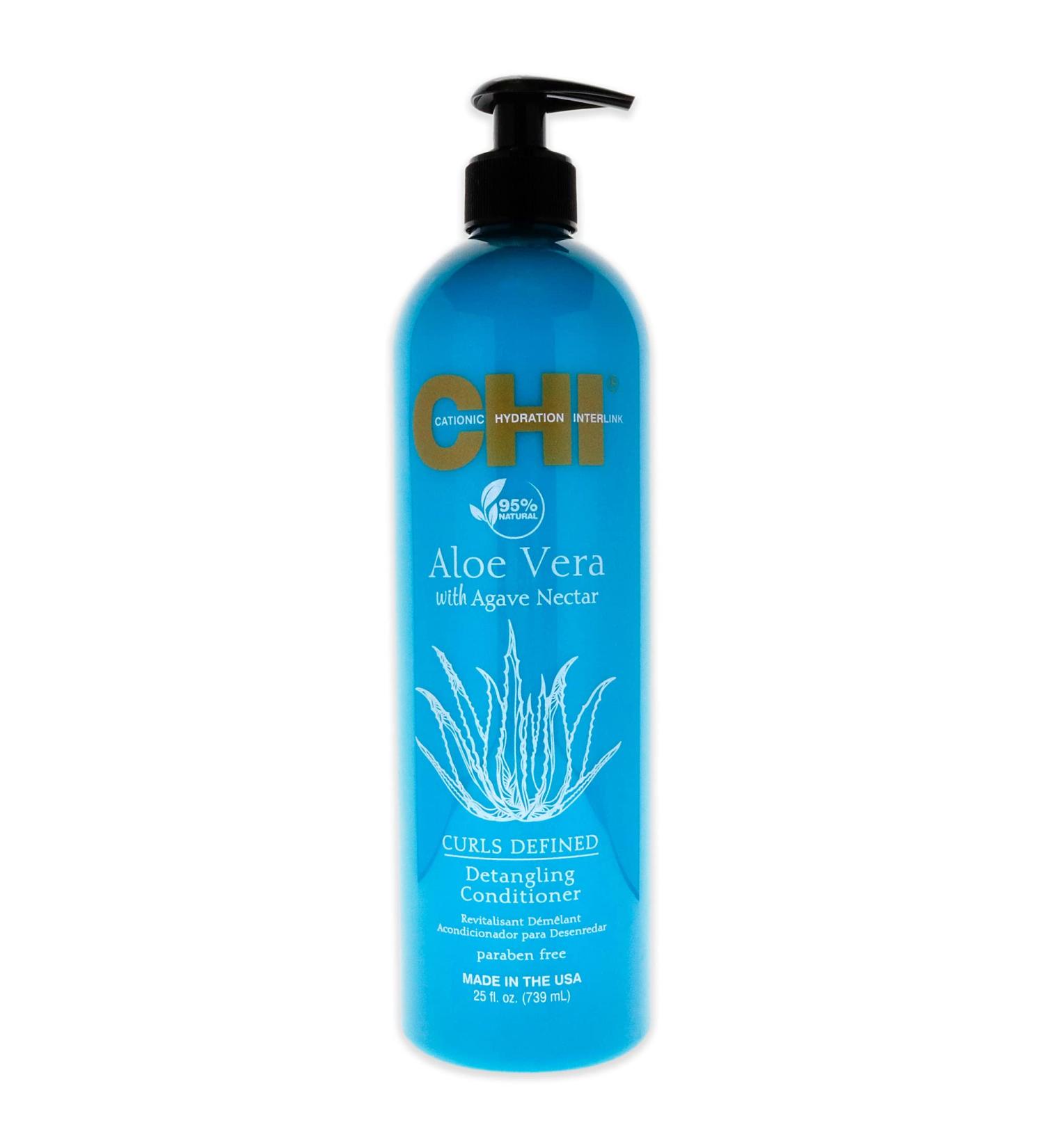 CHI Aloe Vera Detangling Conditioner 25 Fl Oz - Pack of 1 | Aloevera Infused Hair Care - Buy Online on GoSupps.com