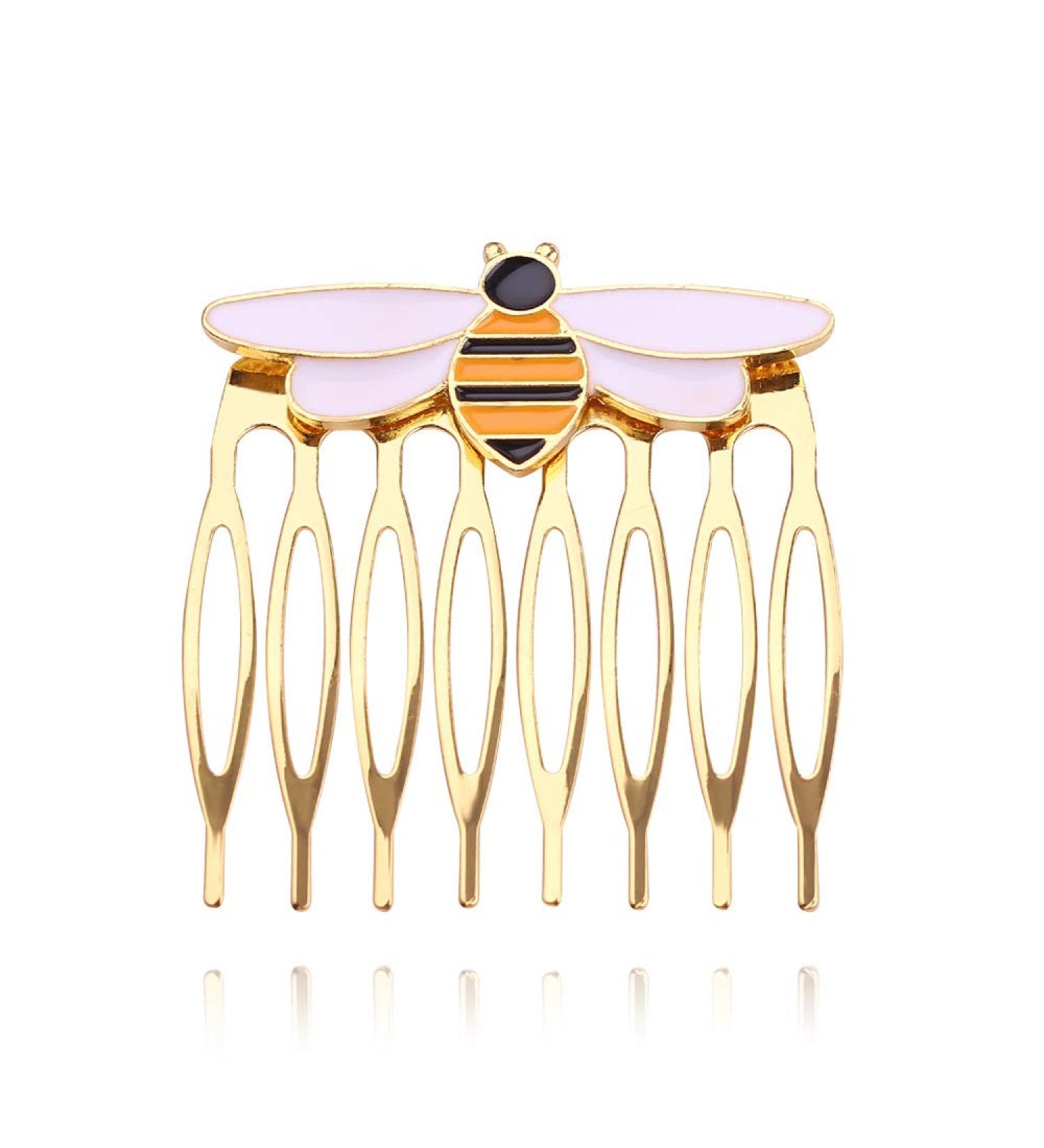 Leikance Bee Hair Clips for Women - Stylish Enamel Hair Accessories & Bee Combs for All Hair Types - Buy Online on GoSupps.com