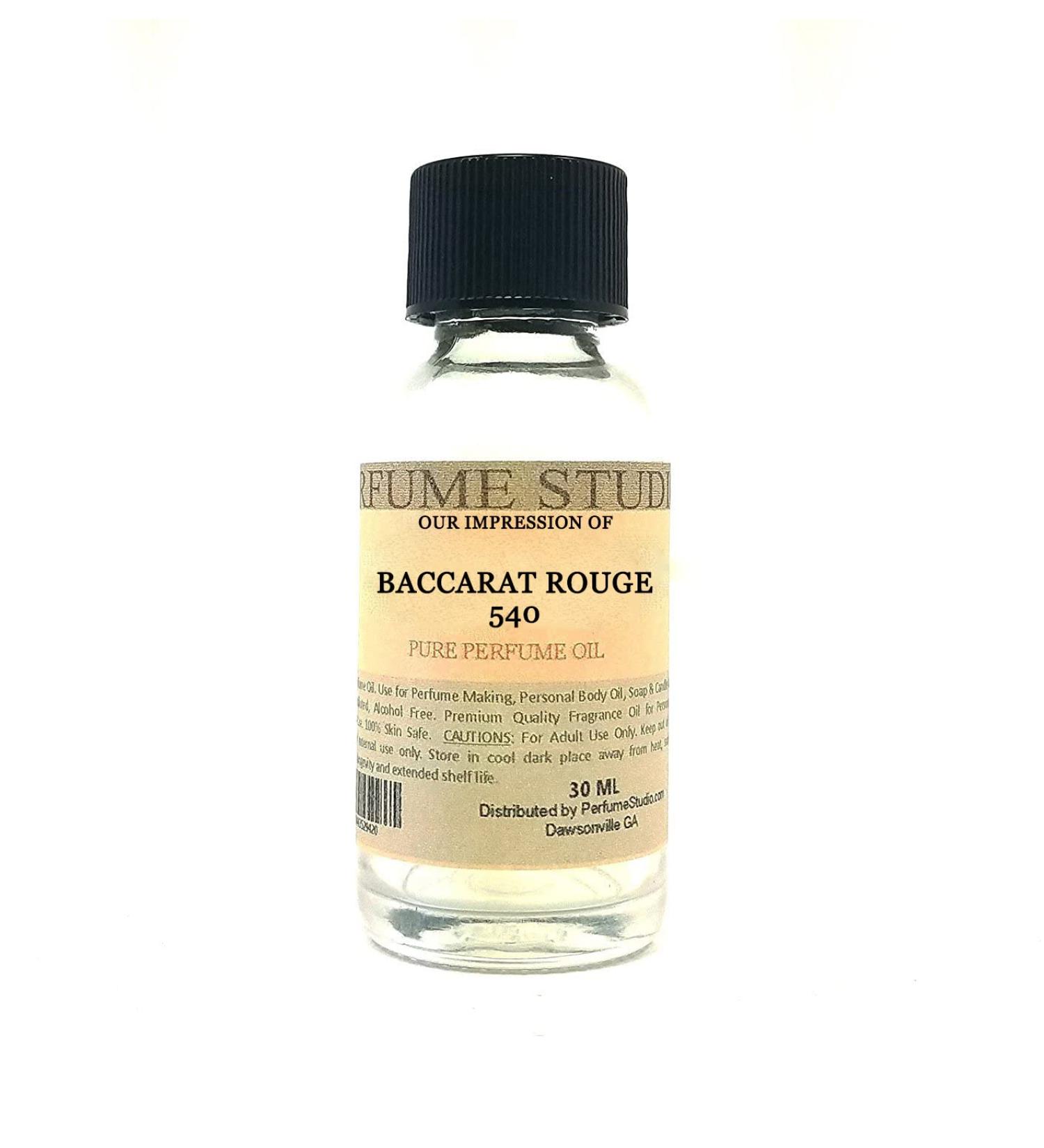 Perfume Studio Oils 100% Pure Fragrance Oil Impression Compatible with'Fits' Baccarat Rouge 540 Perfume (1oz, Baccarat_Rouge), 1 Ounce, Perfume Oil 1oz 1 Ounce Baccarat_Rouge