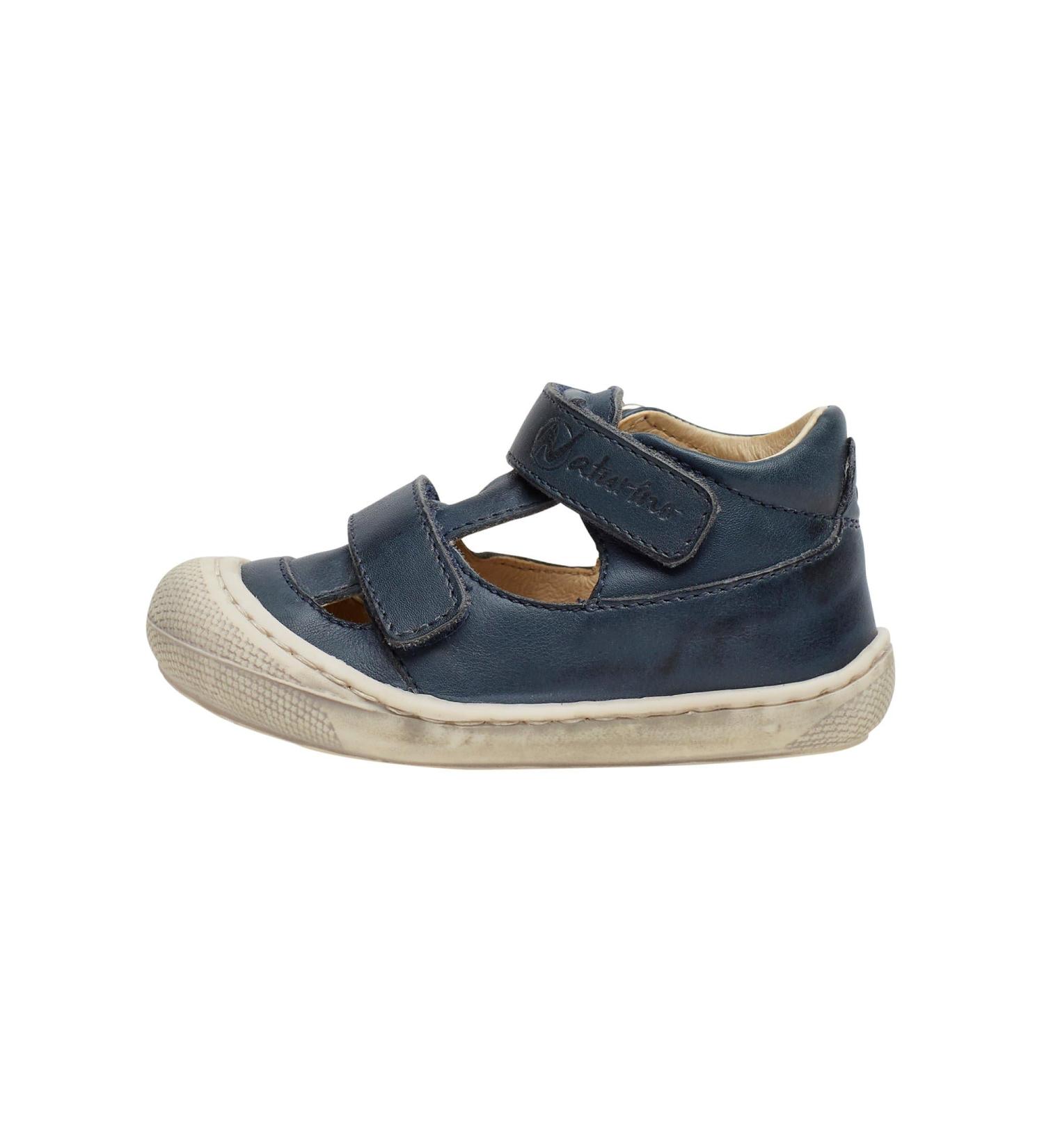 Naturino Puffy-Leather Blue Shoes - Size 7 UK Child | Shop Now - Buy Online on GoSupps.com