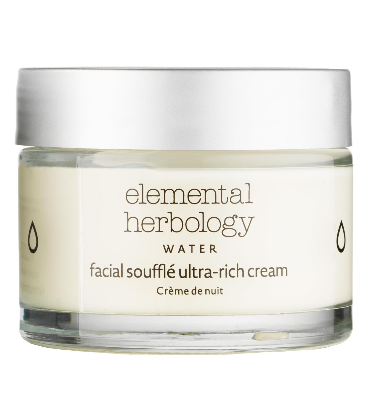 Elemental Herbology Facial Souffle Ultra-Rich Cream 50ml - Nourishing Face Cream for Dry or Sensitive Skin - Moisturising Face Souffle for Lasting Hydration - Buy Online on GoSupps.com