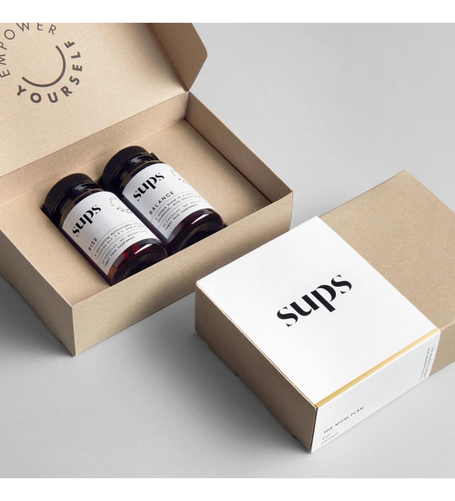 SUPS - The Mom Plan Set: Hormone & Mood Support Capsules for Post-Natal Vitality - Boost Motherhood Challenges - Buy Online on GoSupps.com