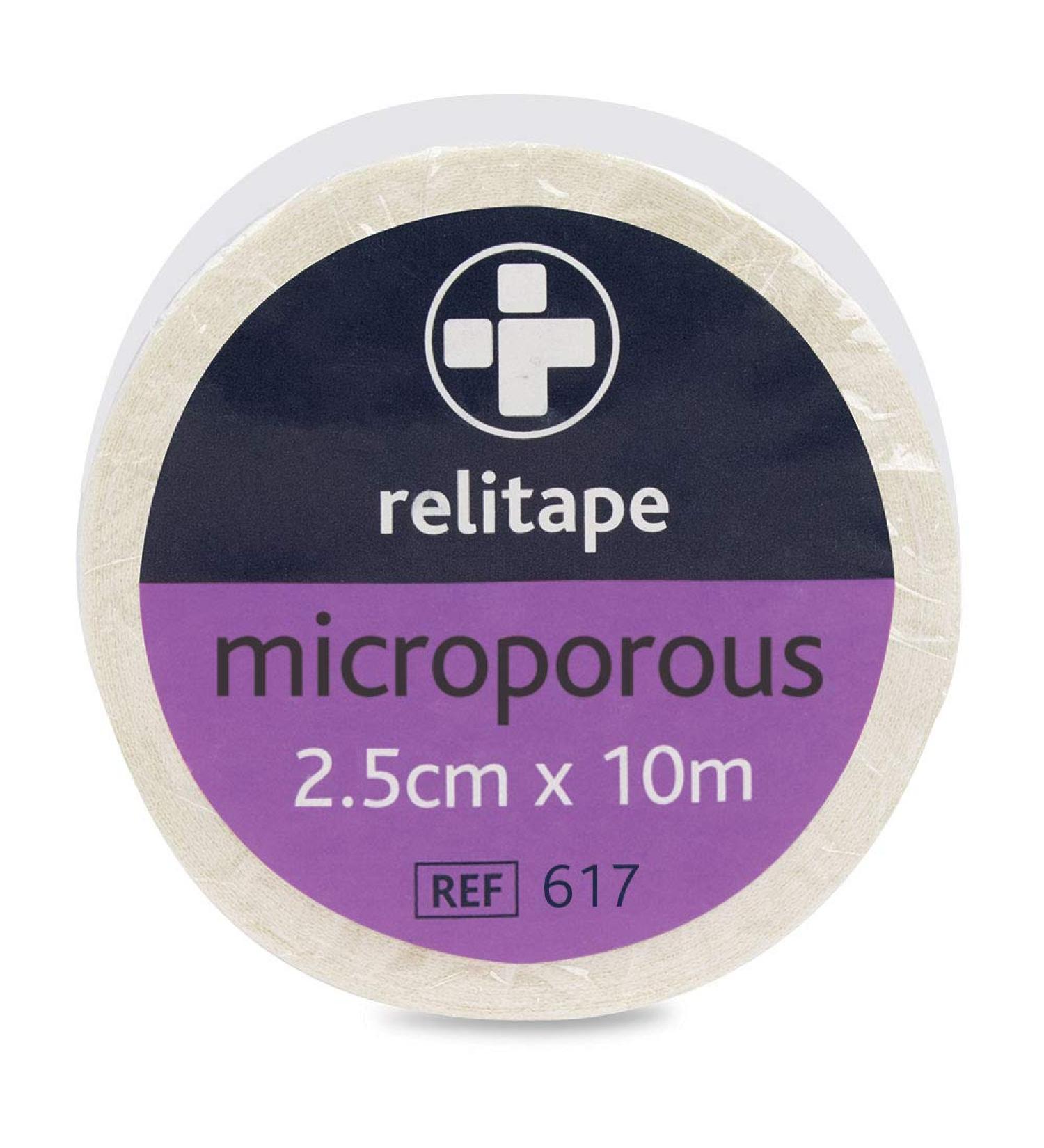 Reliance Medical 1000 x 2.5 cm Microporous Tape - Hypoallergenic Adhesive Tape - Buy Online on GoSupps.com