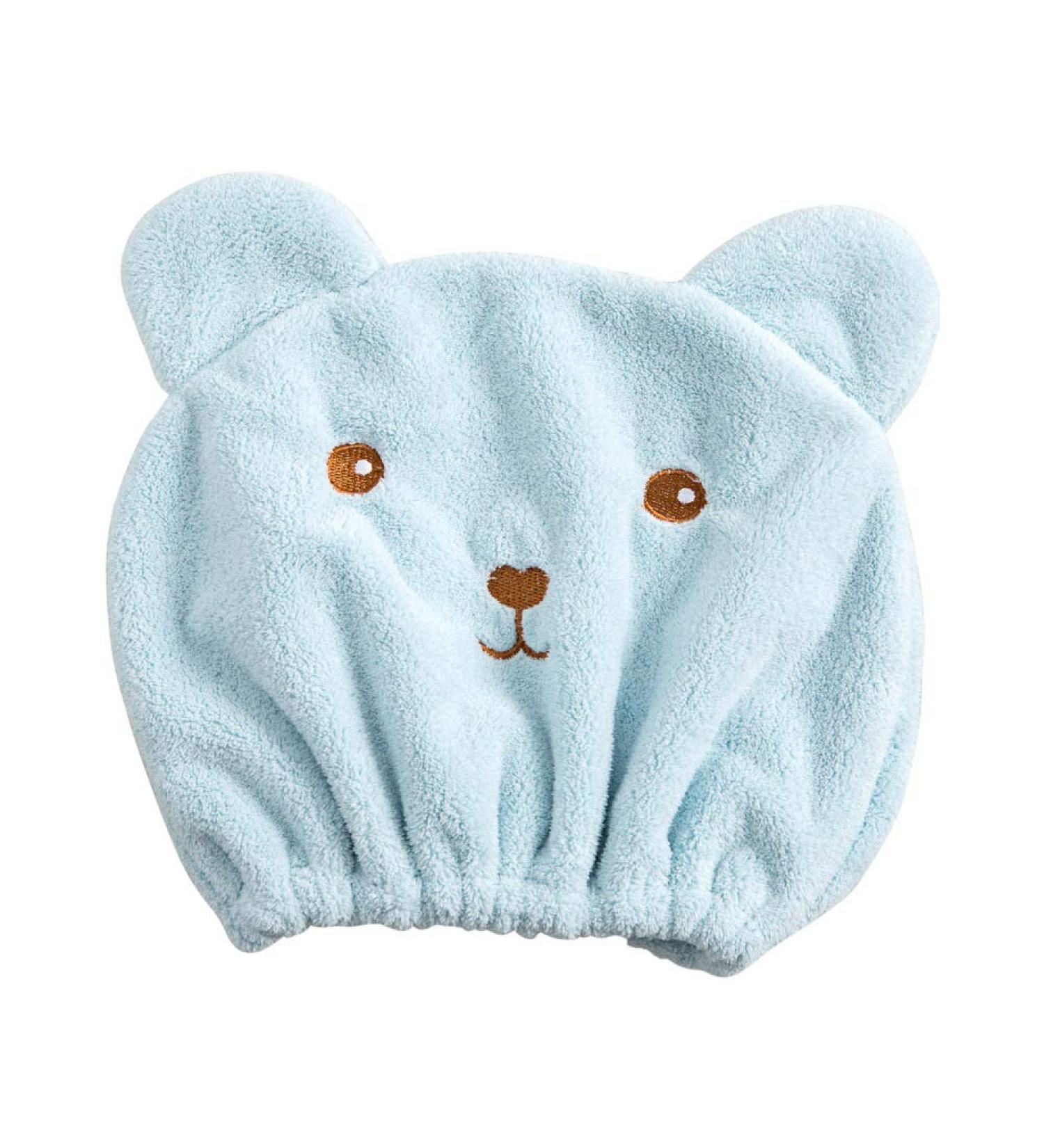 Omenluck Cartoon Hair Drying Towel | Quick Dry Bath Shower Towel for Fast Drying - International Shipping Available - Buy Online on GoSupps.com