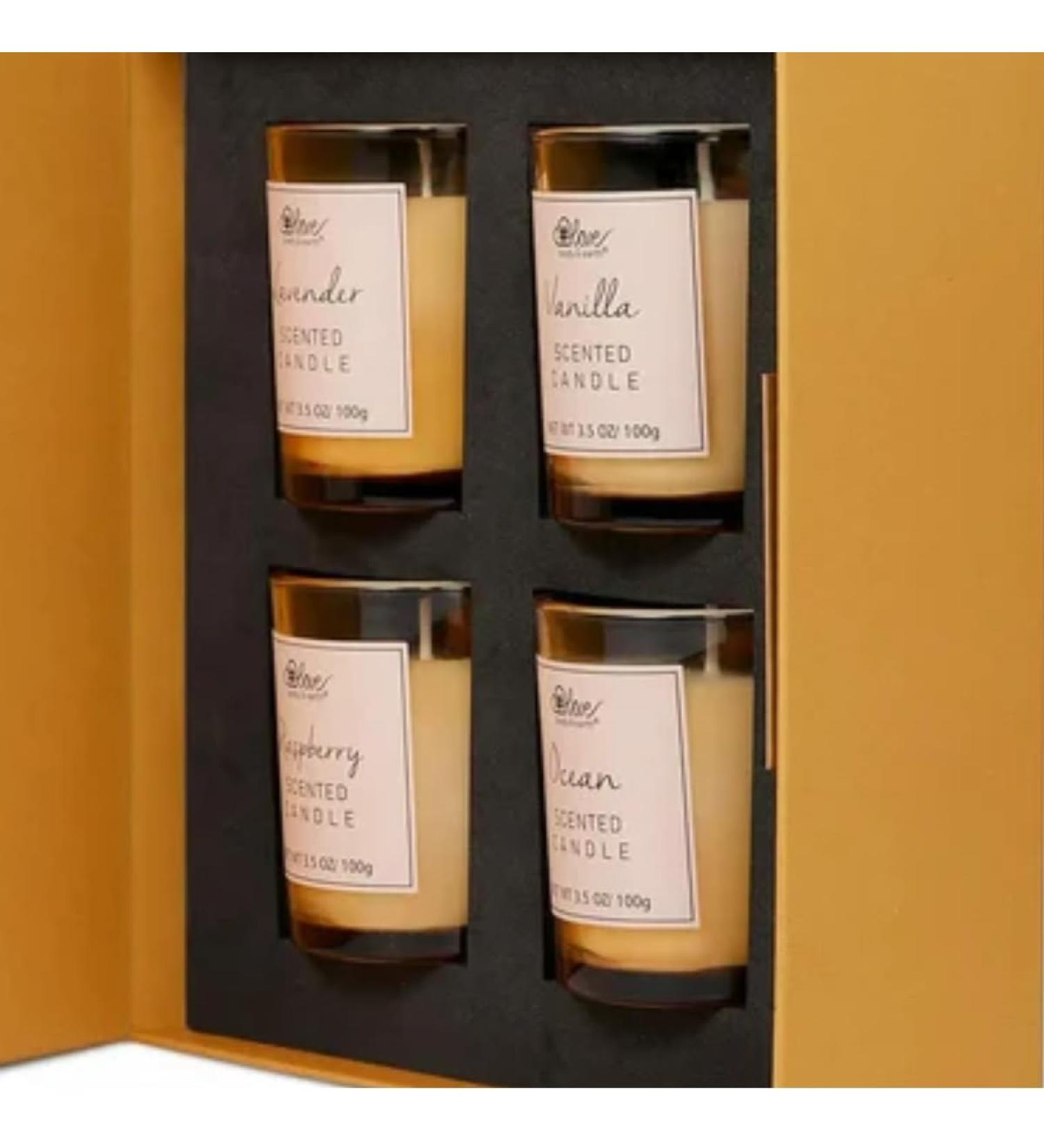 Aromatherapy Scented Candle Set | Natural Soy Wax | 4 x 3.5oz | Perfect Mother's Day Gift | International Shipping - Buy Online on GoSupps.com