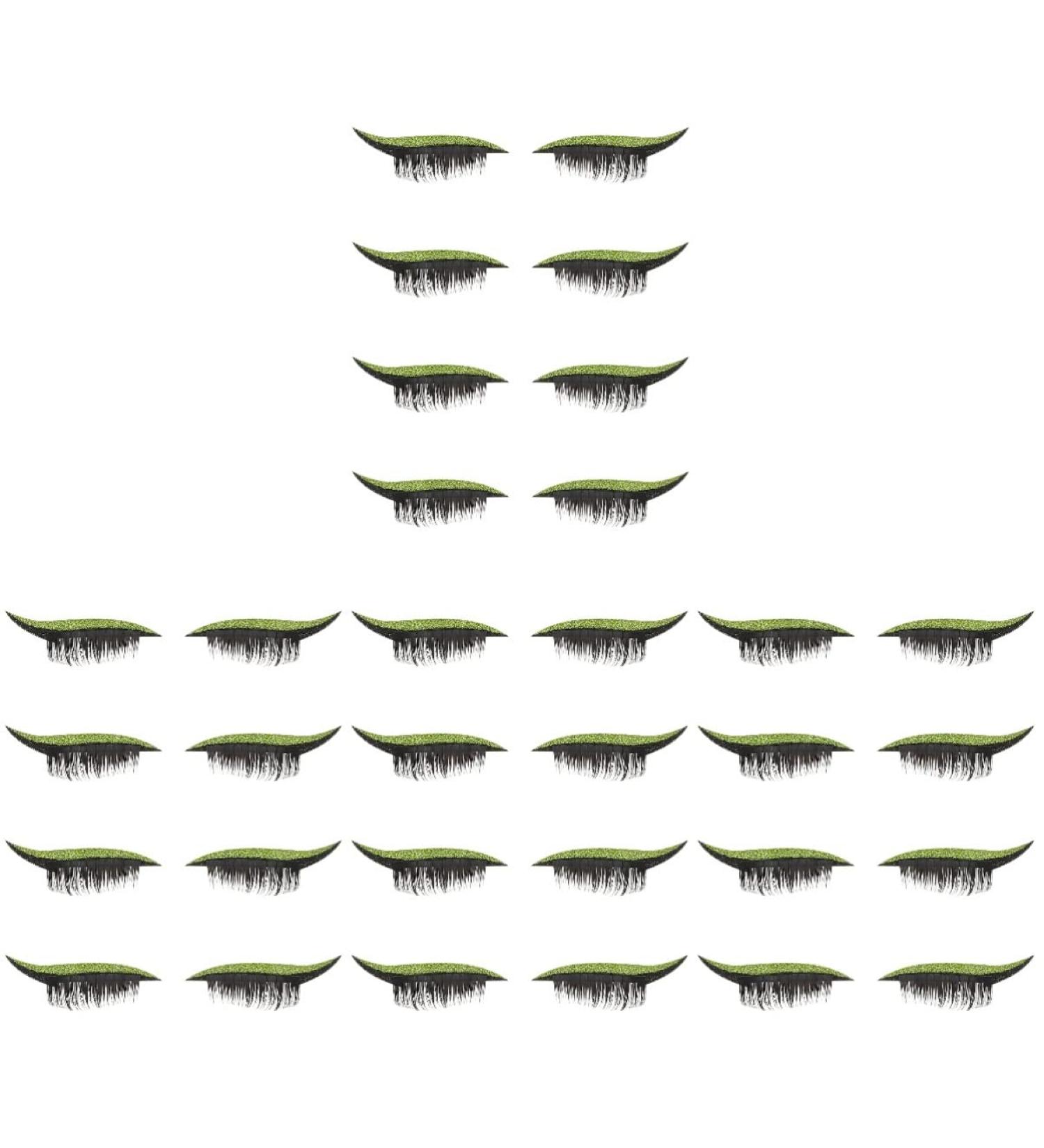  minkissy 16 Pairs False Eyelash Stickers Eyelash Stickers Eyeliner Stickers for Girls' Eyes Cosmetics False Eyelashes Green Ribbon Green Eyelash Stickers Decorate Plastic - Buy Online on GoSupps.com