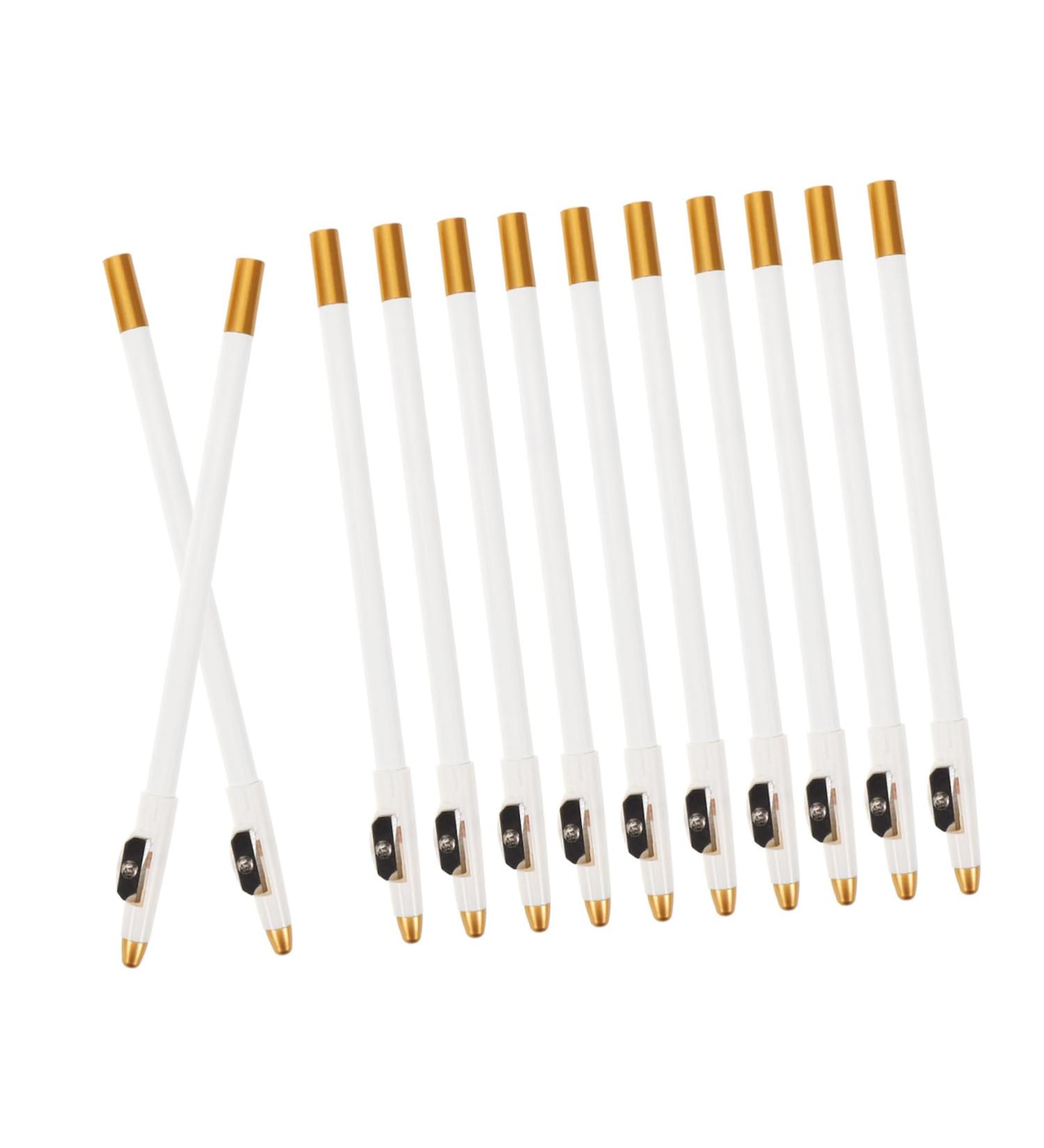 NOLITOY 12pcs Eyebrow Pencil Sharpener Eyebrow Pencil for Makeup Eyebrows Pencil White Eyeliner Pencil Eyebrow Pencil Makeup White Eye Pencil White Eyebrow Pencil White Brow Pencil - Buy Online on GoSupps.com
