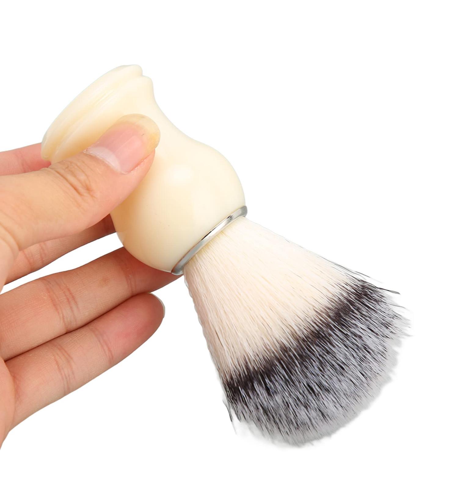 Professional Razor Brush for Men | Shaving & Hairdresser Foam Brush | Travel-Friendly Plastic Handle | Ideal Salon Gifts - Buy Online on GoSupps.com