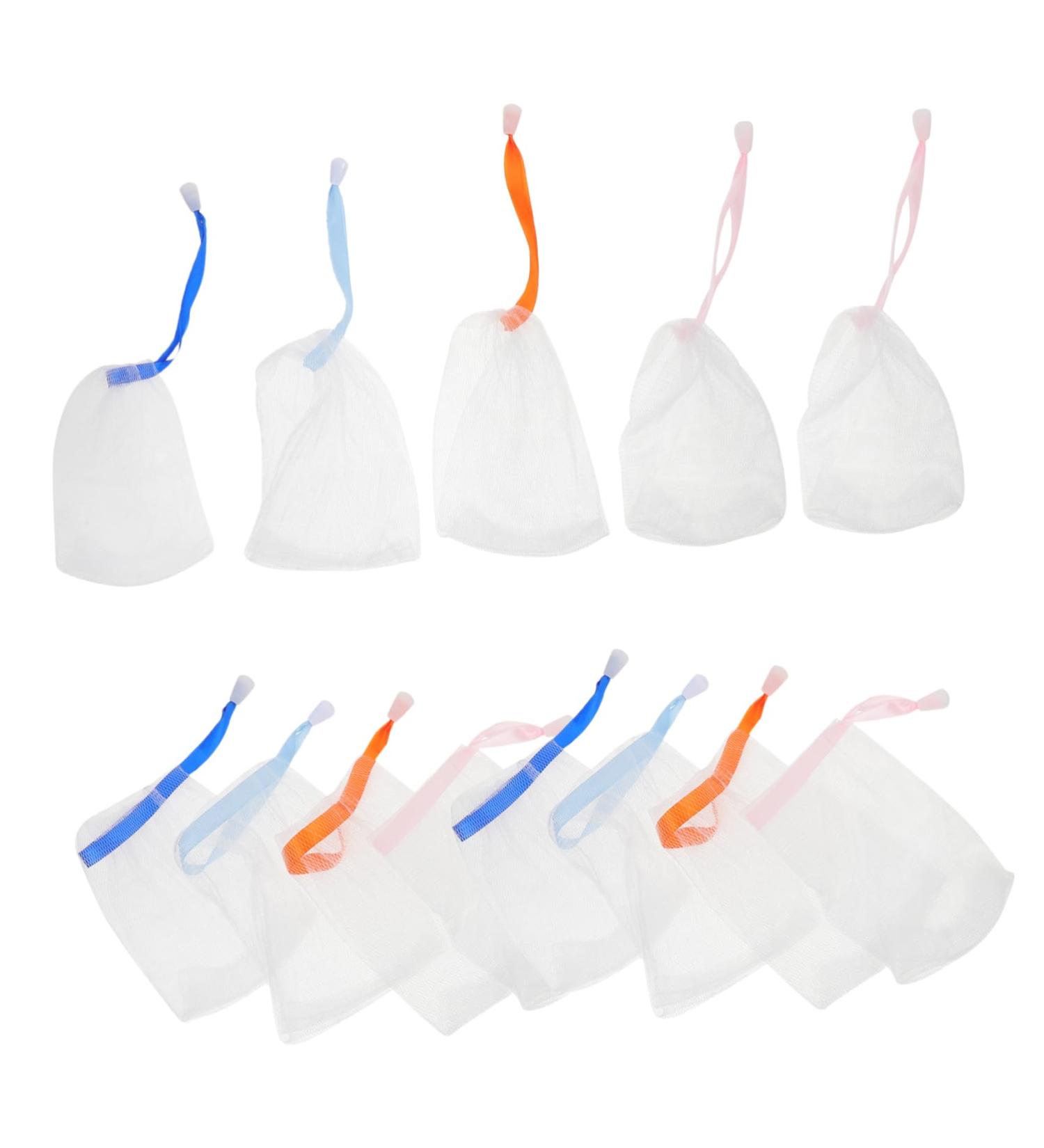 FOMIYES 20Pcs exfoliating soap bag nylon bar soap loofah pouch portable soap pouch 15.50X9.00X0.50CM As Shown - Buy Online on GoSupps.com