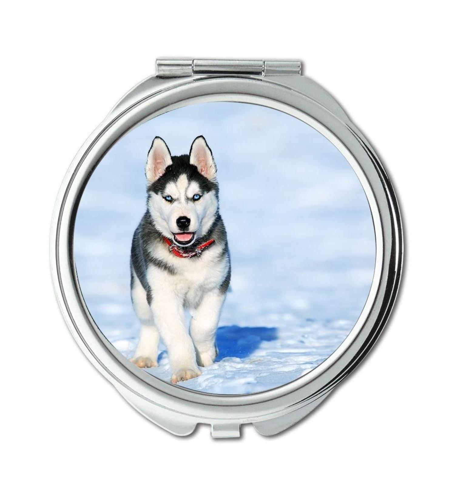 YENDOSTEEN Mirror makeup mirror Dog Husky Friend Pocket Mirror portable mirror - Buy Online on GoSupps.com