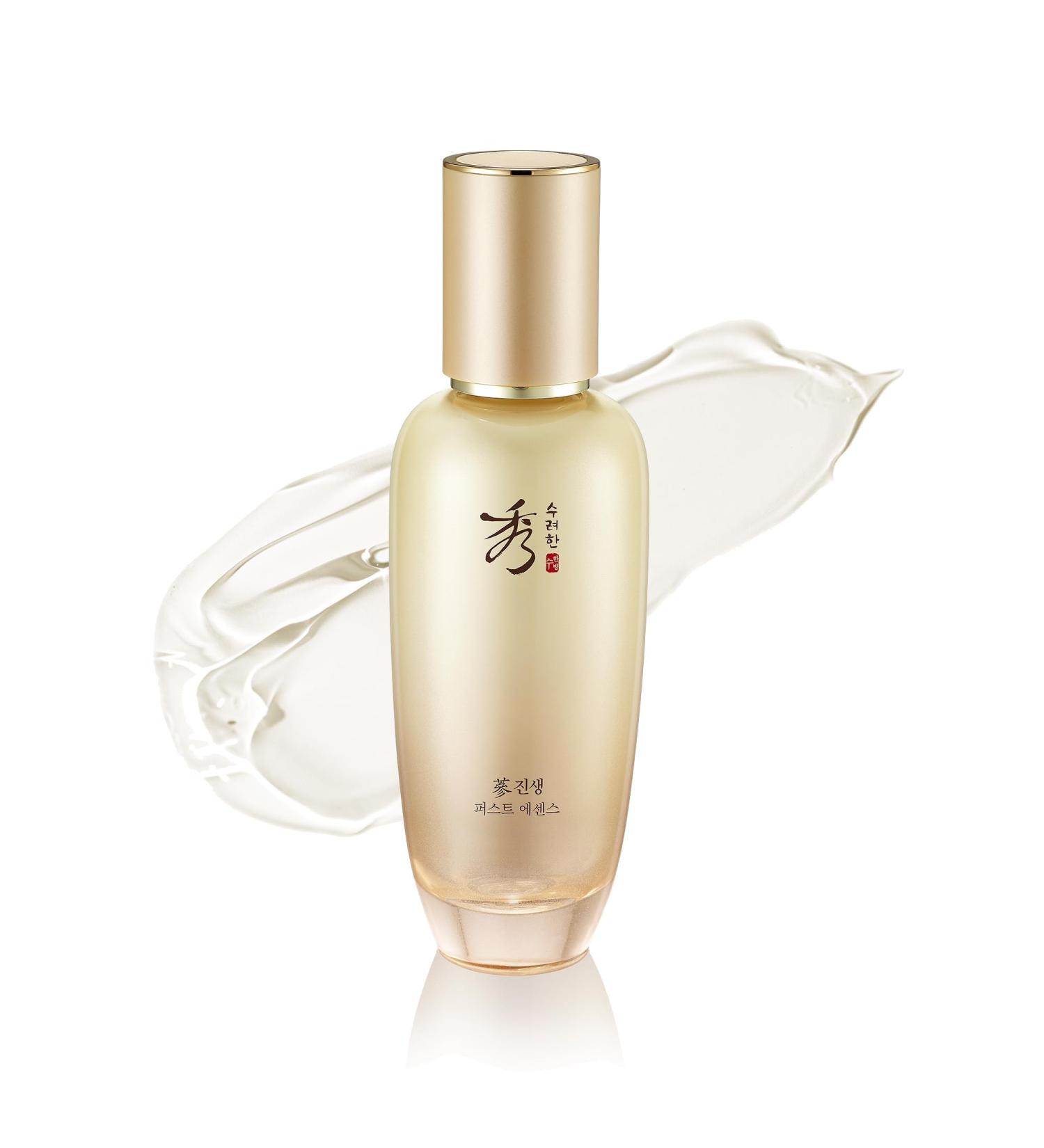 Sooryehan Ginseng First Essence 120ml - Anti-Aging Toner for Radiant Skin | Korean Skincare Wrinkle Improvement Nourishing Solution - Buy Online on GoSupps.com