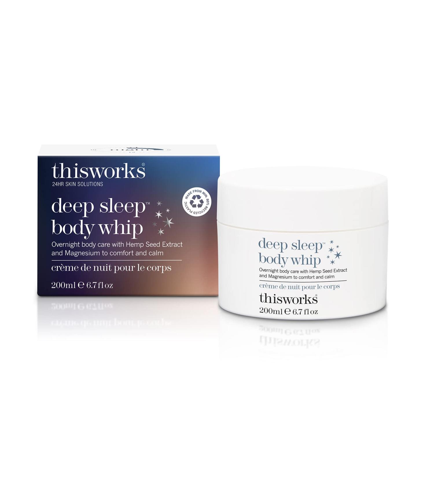 This Works Deep Sleep Body Whip | 200ml All-Over Body Butter with Functional Fragrance & Magnesium - Buy Online on GoSupps.com