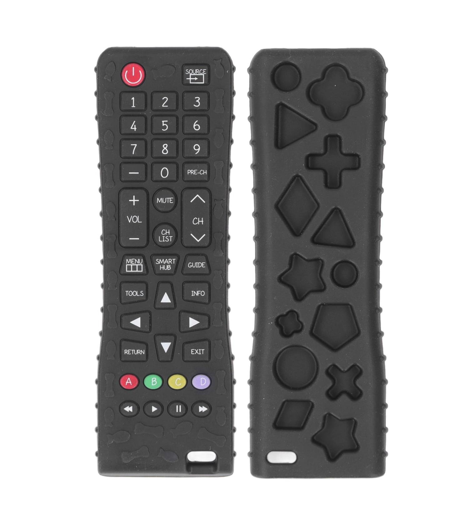 Buy TV Remote Control Baby Teething Ring - Sensory Development Toy with Numbers & Colors - International Shipping Available - Buy Online on GoSupps.com