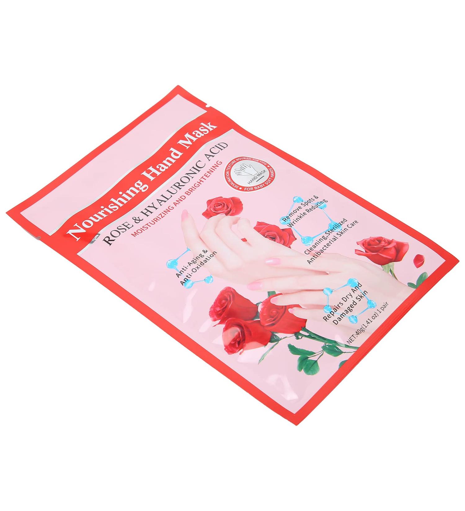 Moisturizing Hand Mask for Dry Peeling Skin - Brightening & Softening Home Spa Treatment | Cauty Salon - Buy Online on GoSupps.com