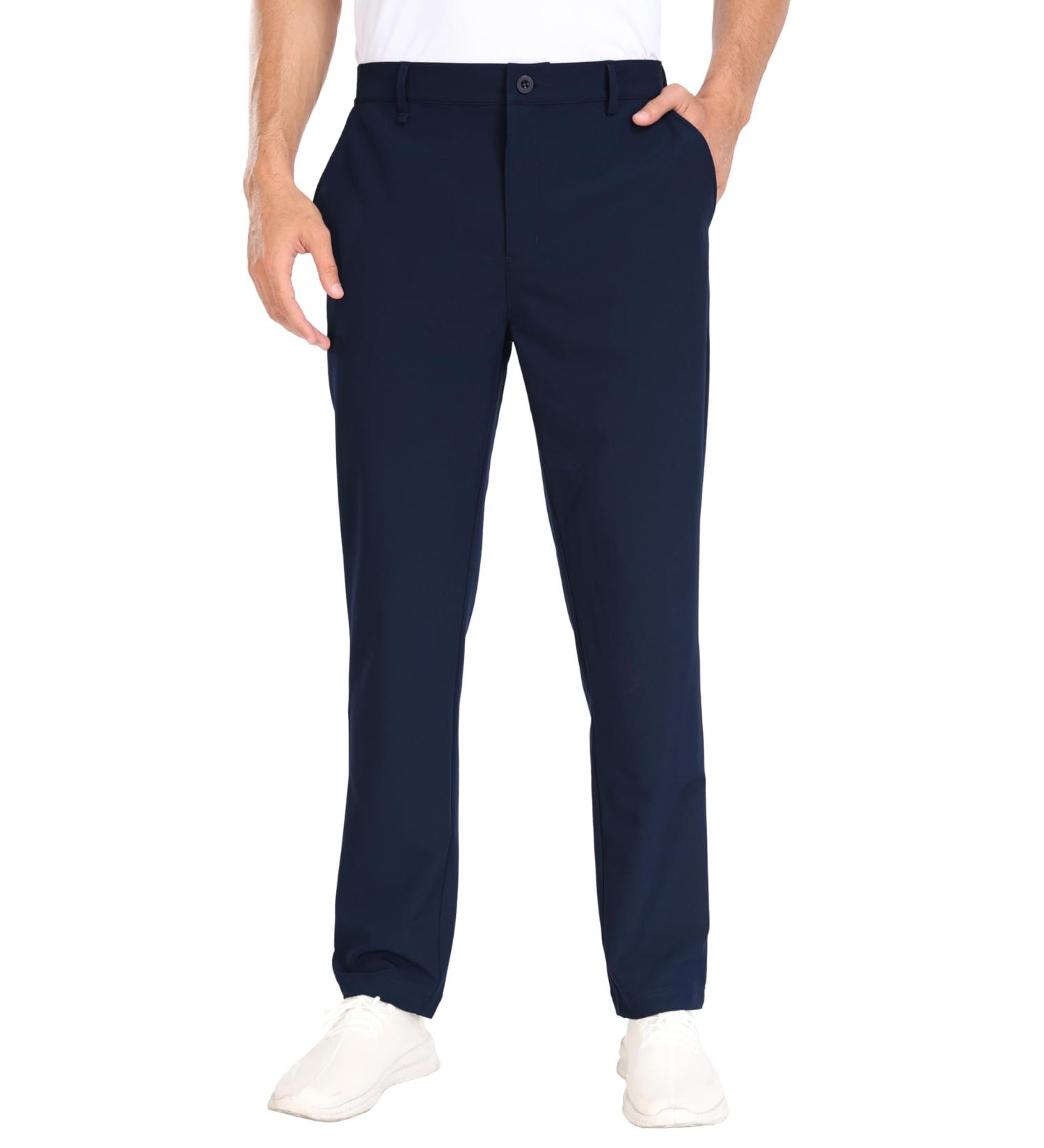 MoFiz Men's Golf Pants - Stretch Chino Quick-Drying Casual & Hiking Pants for Summer - Lightweight Outdoor Work Wear - Buy Online on GoSupps.com