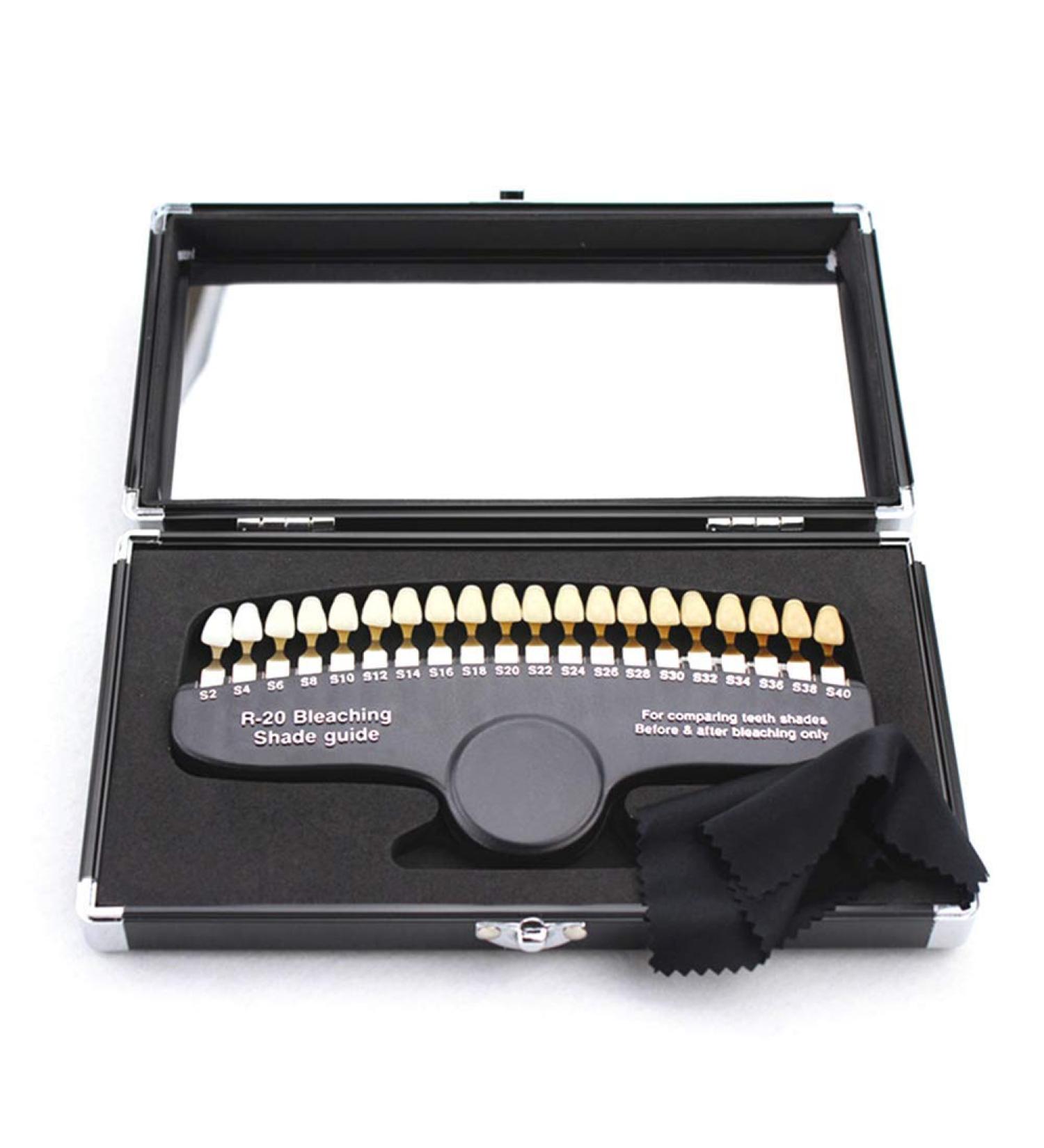 Professional Dental Teeth Shade Guide D R-20 | 20 Color Tooth Whitening Chart - International Shipping - Buy Online on GoSupps.com