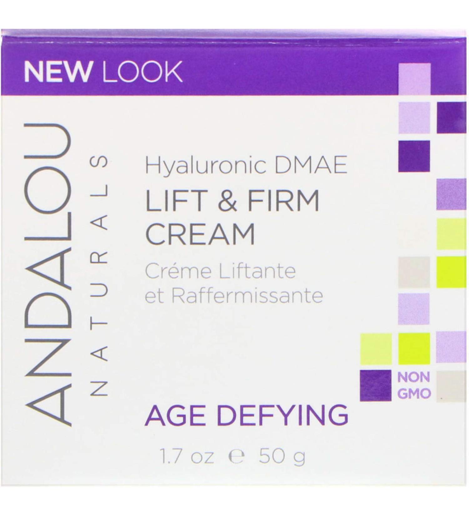 Andalou Naturals Face Crm Lift&Firm Hyaluroni