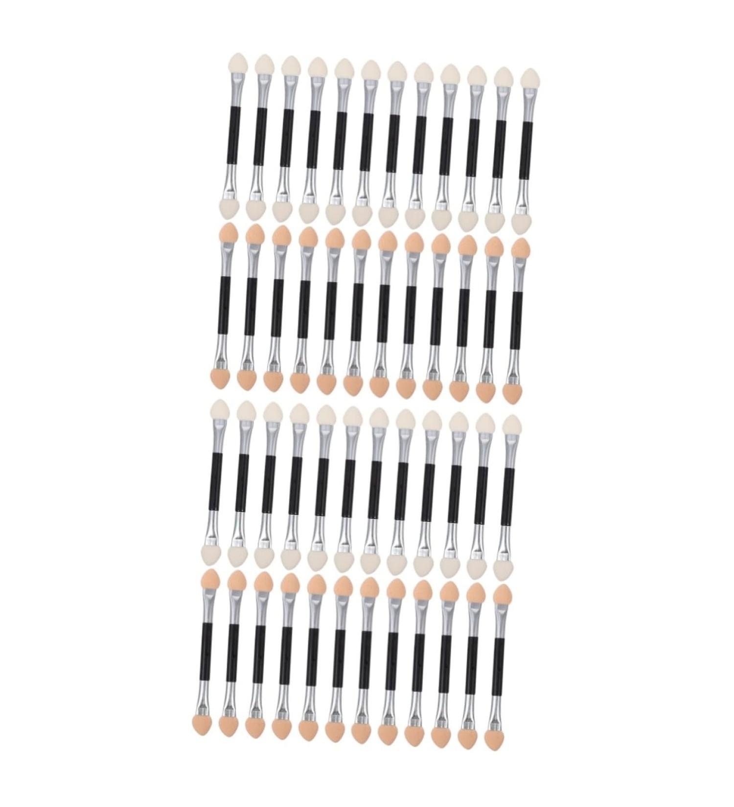 Baluue 48 Pcs Latex Eye Shadow Stick Comestic Applicator Eyeshadow Brush Double Ended Makeup Brush Sponge - Buy Online on GoSupps.com