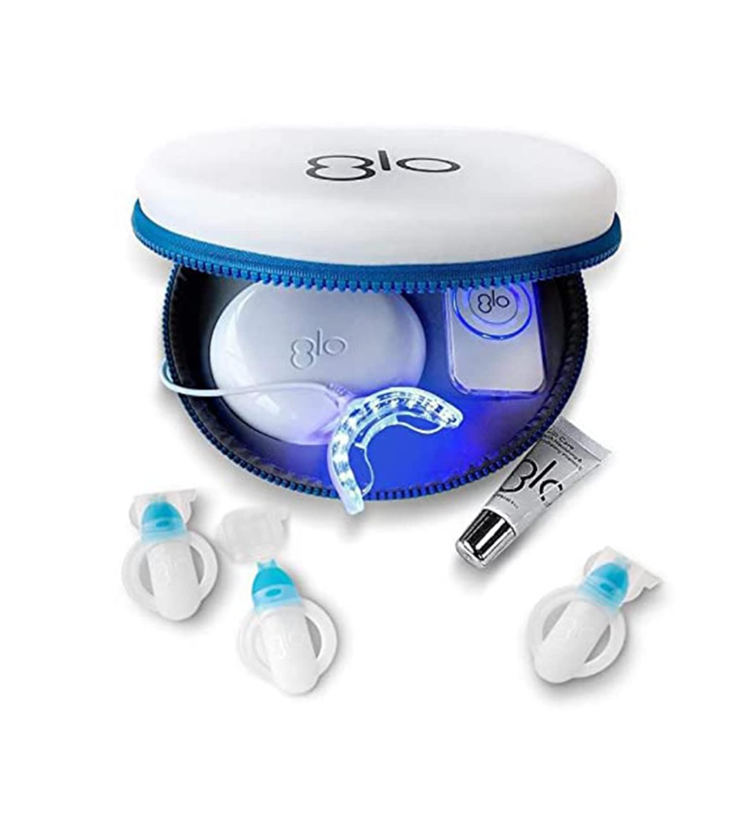 GLO Science GLO Classic Teeth Whitening Kit - Sensitive Teeth, Blue LED Light Technology - Buy Online on GoSupps.com