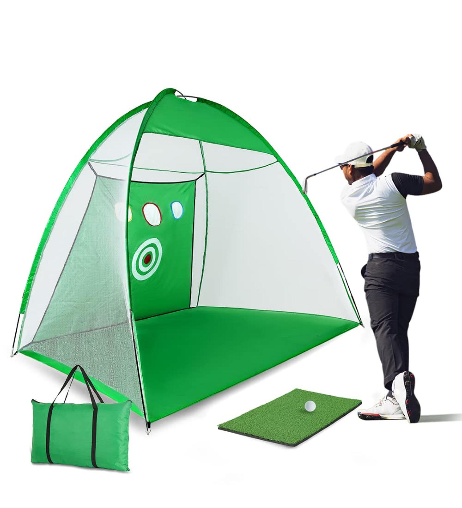 10X7ft Wafor Golf Practice Hitting Net for Powerful Golfers - Indoor/Outdoor Use - Buy Online on GoSupps.com