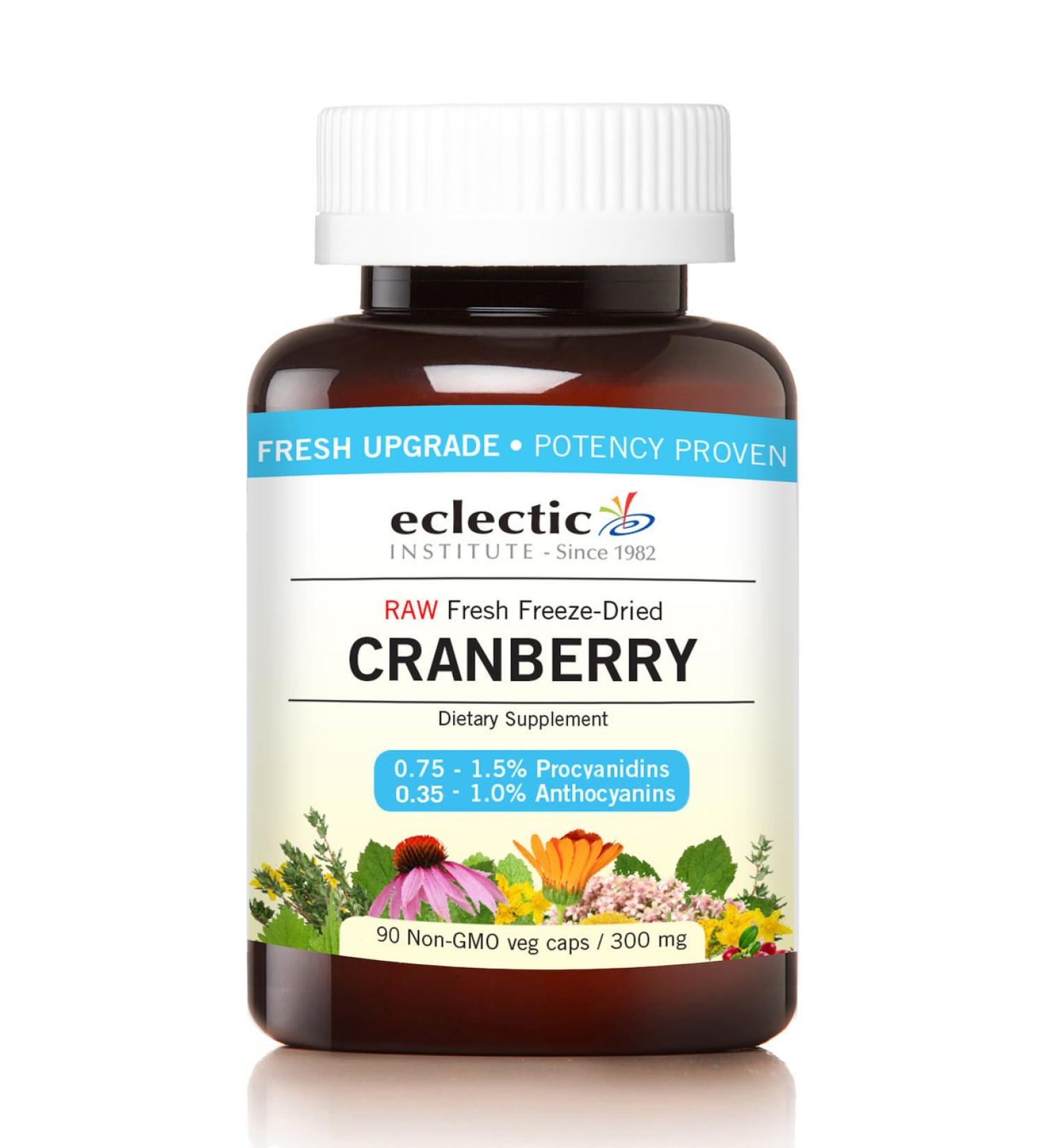 Eclectic Cranberry 300 Mg Cog FDUV Glass Blue 90 Count Blue 90 count (Pack of 1)