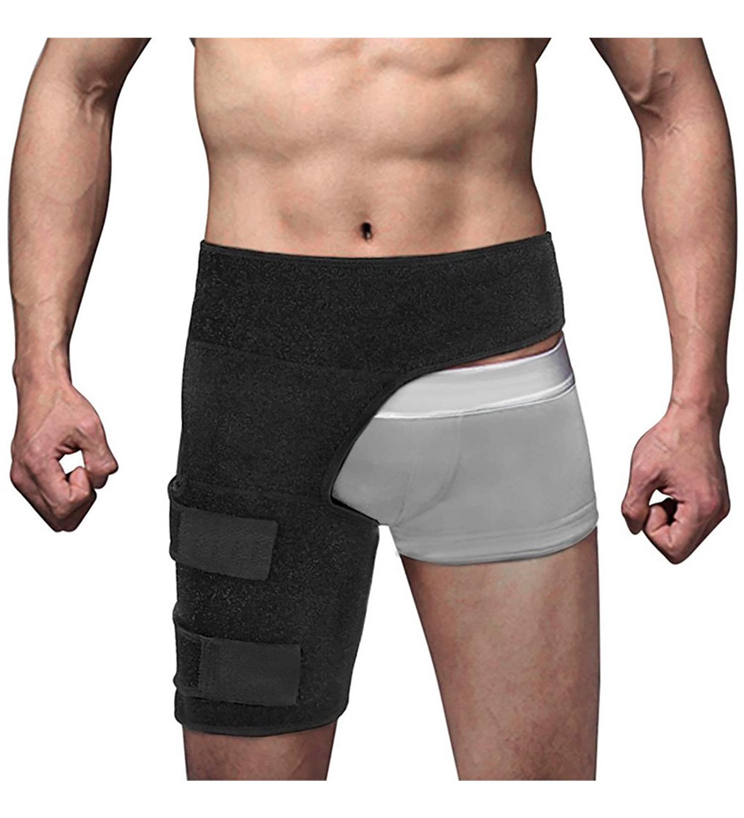Starsouce Hip Brace for Sciatica Pain Relief - Thigh Compression Sleeve & Wrap for Men & Women - Left & Right Leg Support - Buy Online on GoSupps.com
