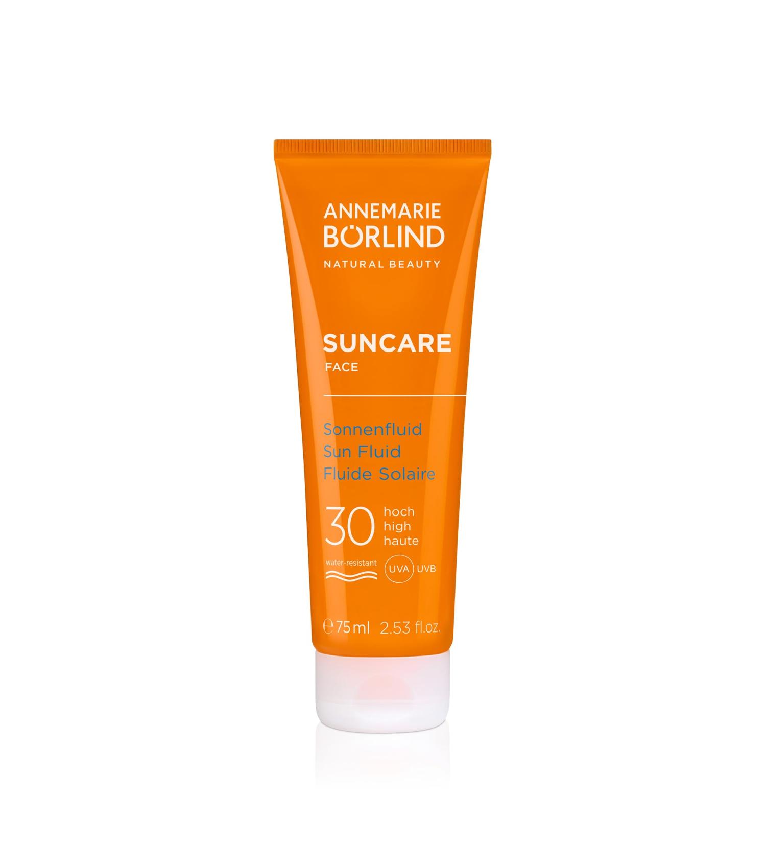 ABORLIND ANNEMARIE B RLIND Suncare Face Sun Fluid SPF30 75 ml - Buy Online on GoSupps.com