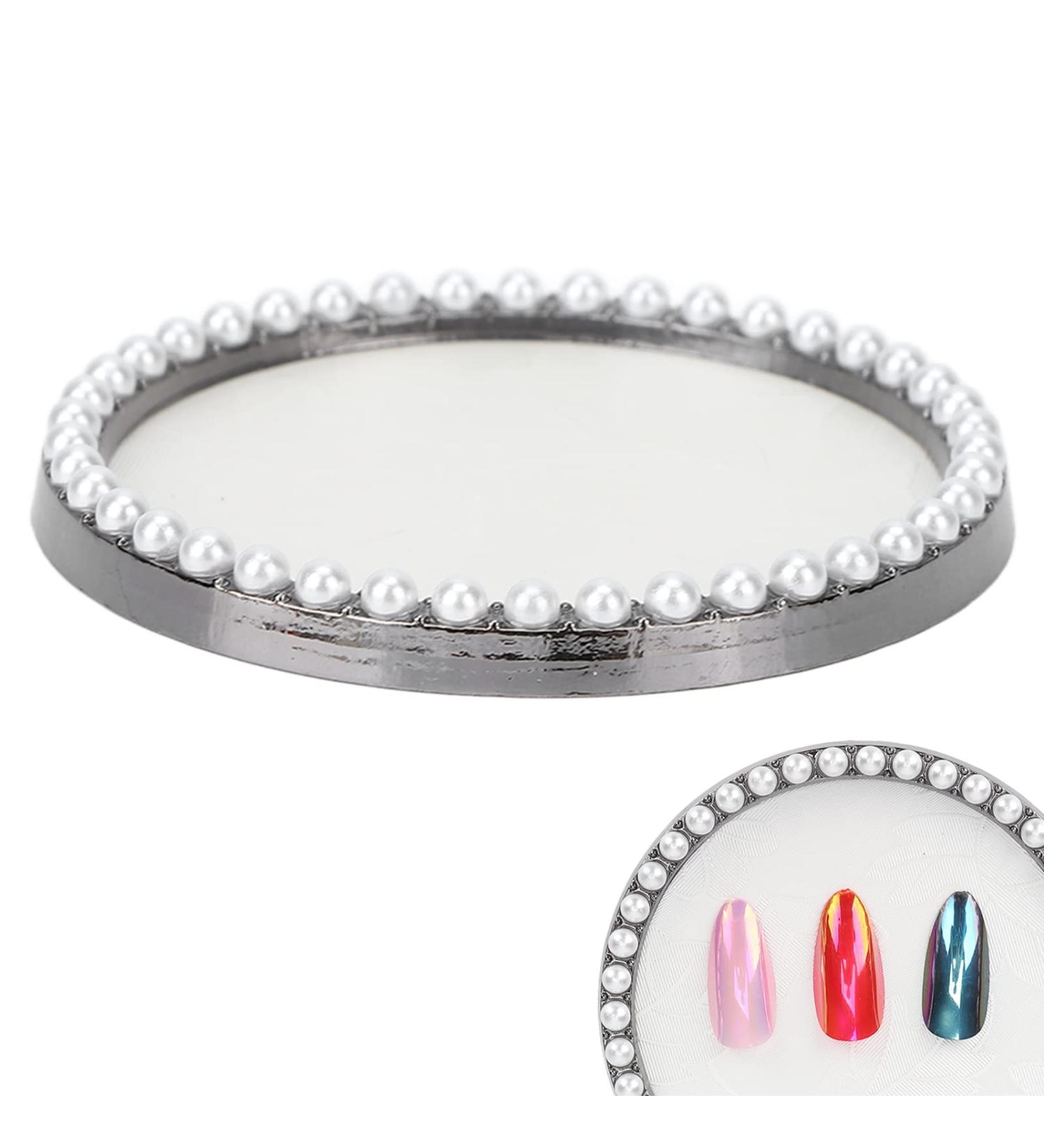 Premium Nail Art Palette - Gel Color Scanning Panel with Art Pearls | Exquisite Nail Holder & Display Tool for Manicure - Buy Online on GoSupps.com