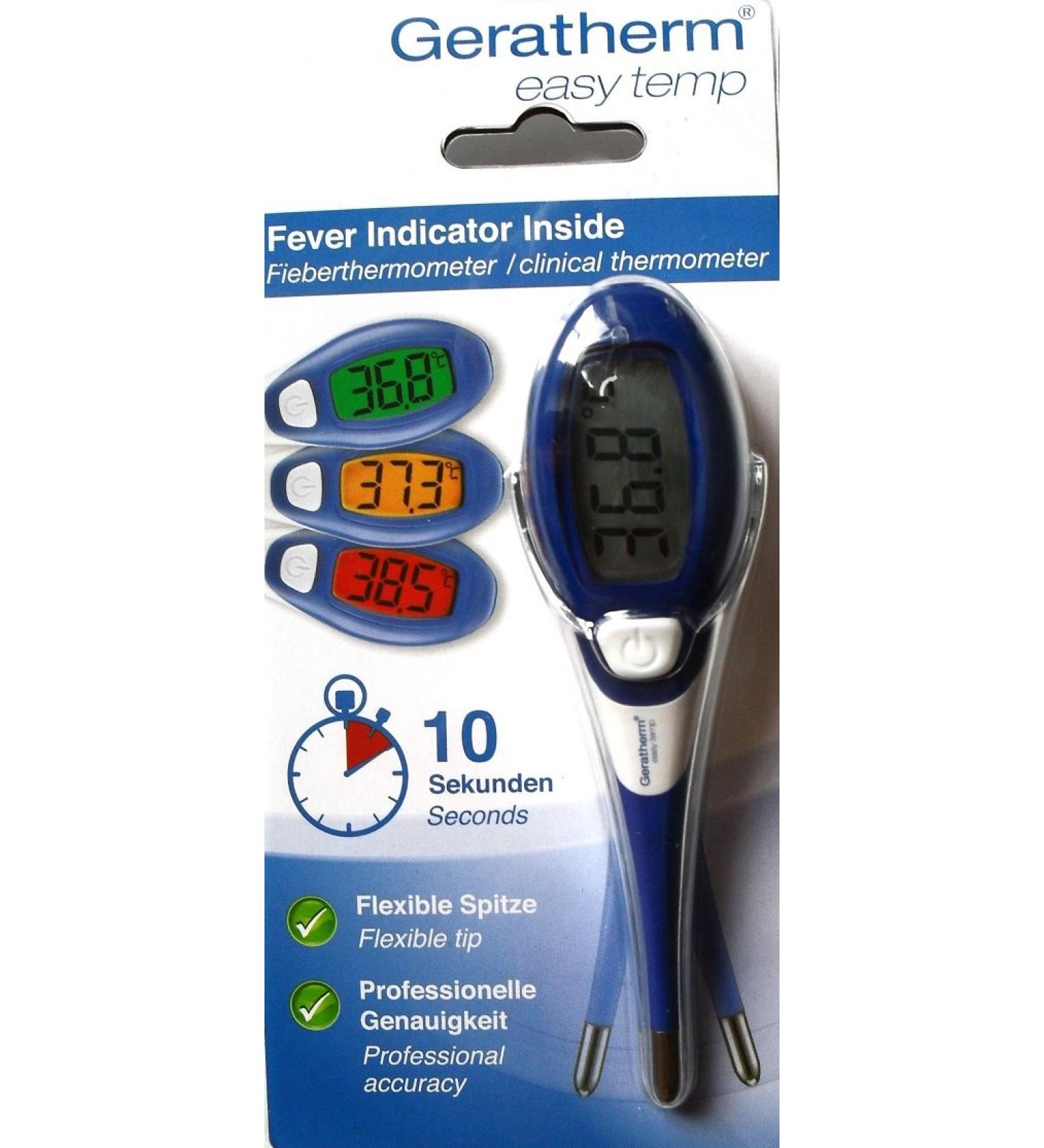 GERATHERM easy temp digital fever thermometer 1 pc