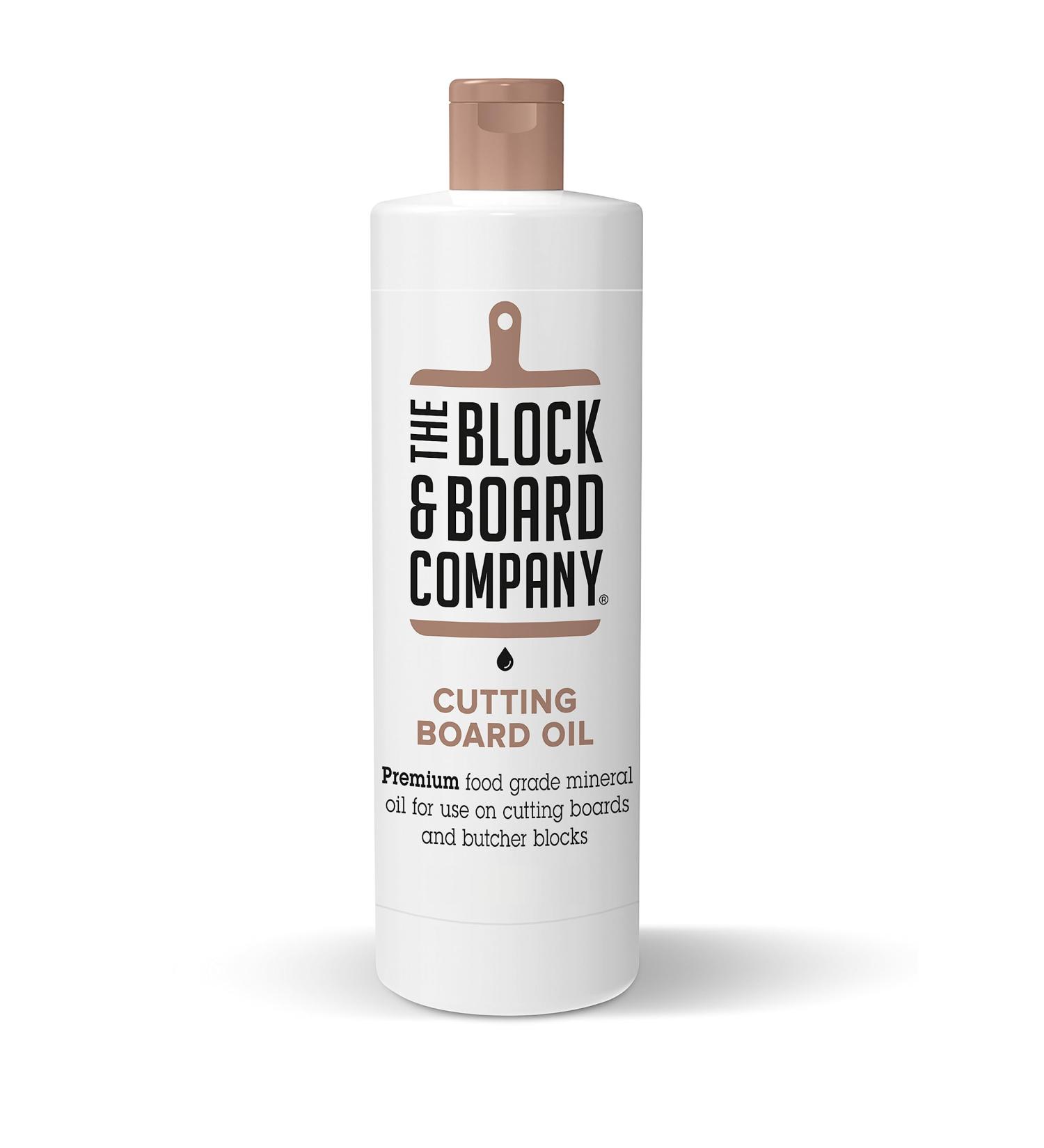 Specialist Cutting Board Oil - Food Grade Mineral Oil for Wood & Stone | Quick Drying Tasteless & Odorless | Restore & Protect (8.5oz/250ml) - The Block & Board Company - Buy Online on GoSupps.com