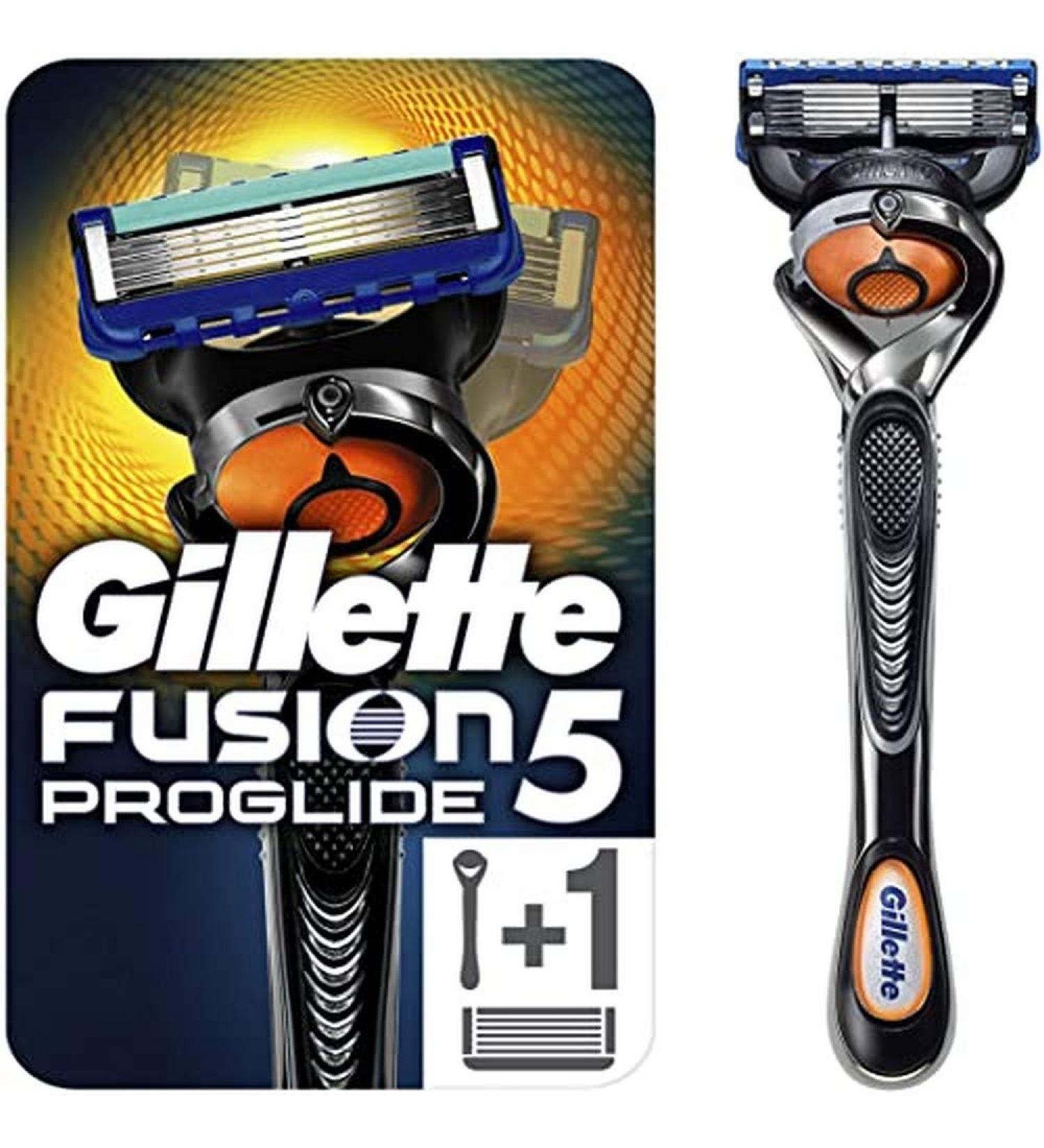 Gillette Fusion5 ProGlide Flexball Razor - 1 Piece | Smooth Precise Shaving for All Skin Types | International Shipping Available - Buy Online on GoSupps.com
