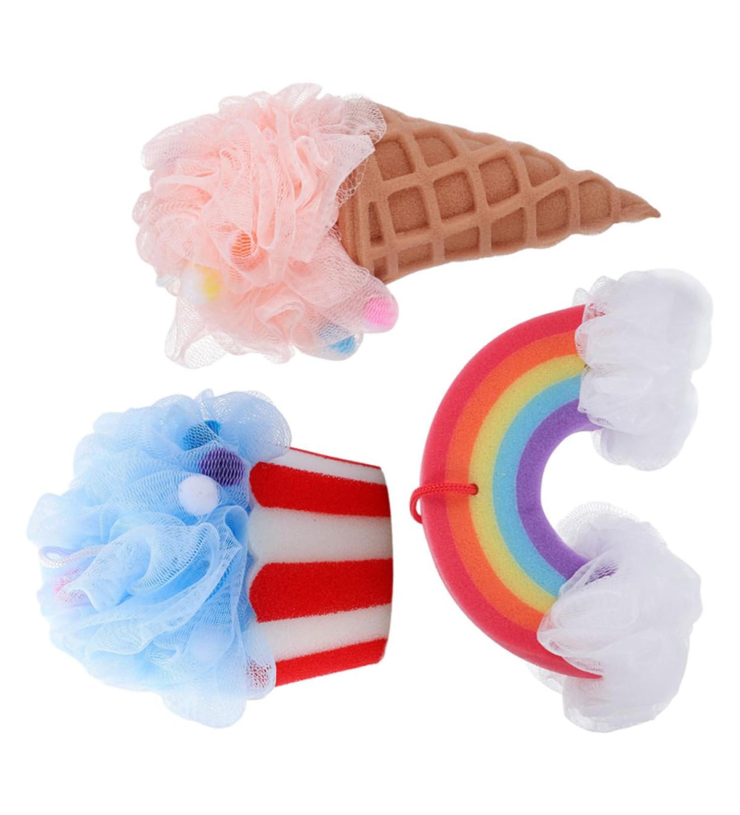 Beaupretty 3pcs Bath Ball Set - Portable Shower Sponges for Men | Cleaning Supplies & Skin Scrubbers - Buy Online on GoSupps.com