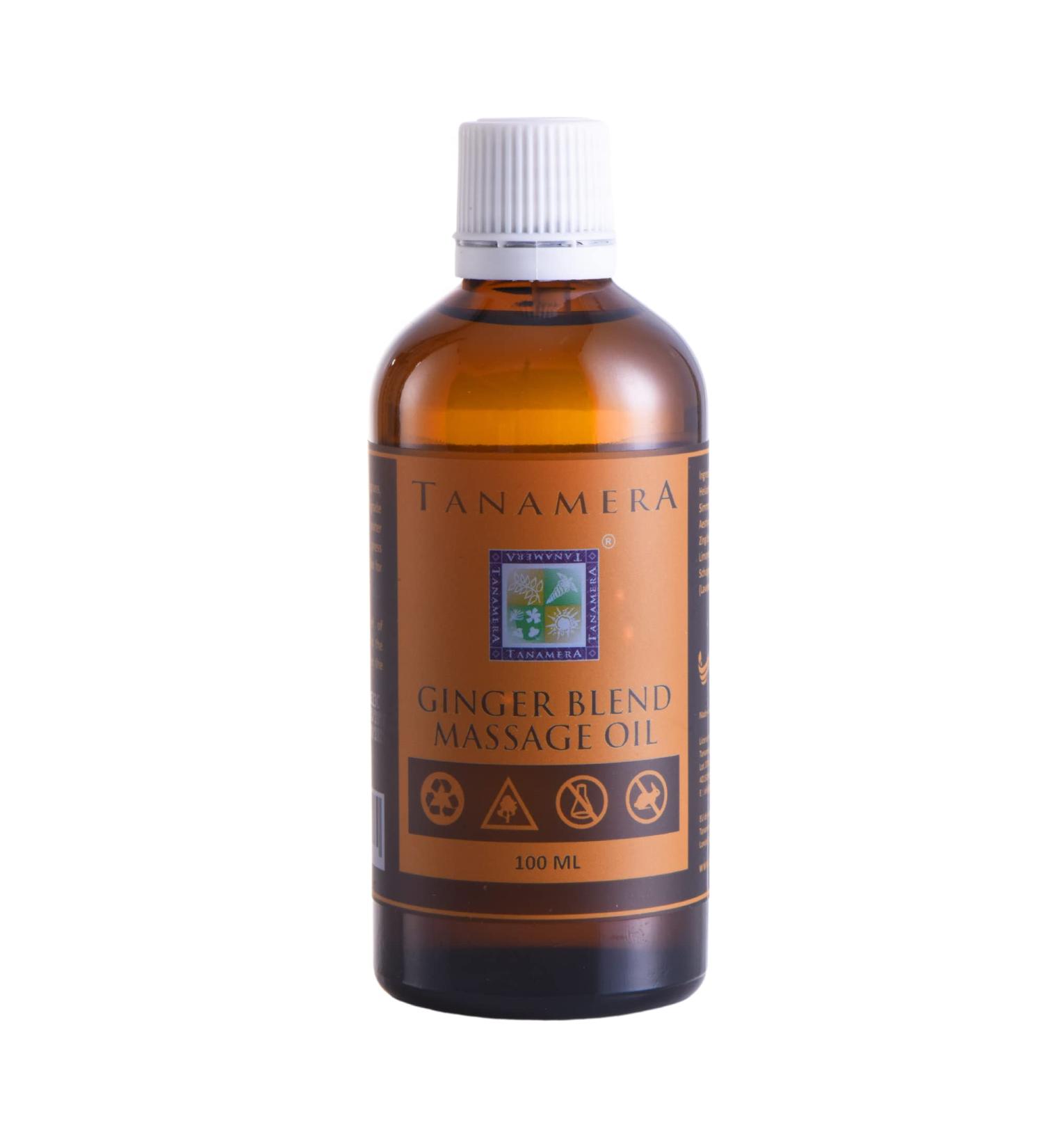 Ginger Lavender Massage Oil 100ml by Tanamera | Soothing Aromatherapy for Relaxation | International Shipping Available - Buy Online on GoSupps.com