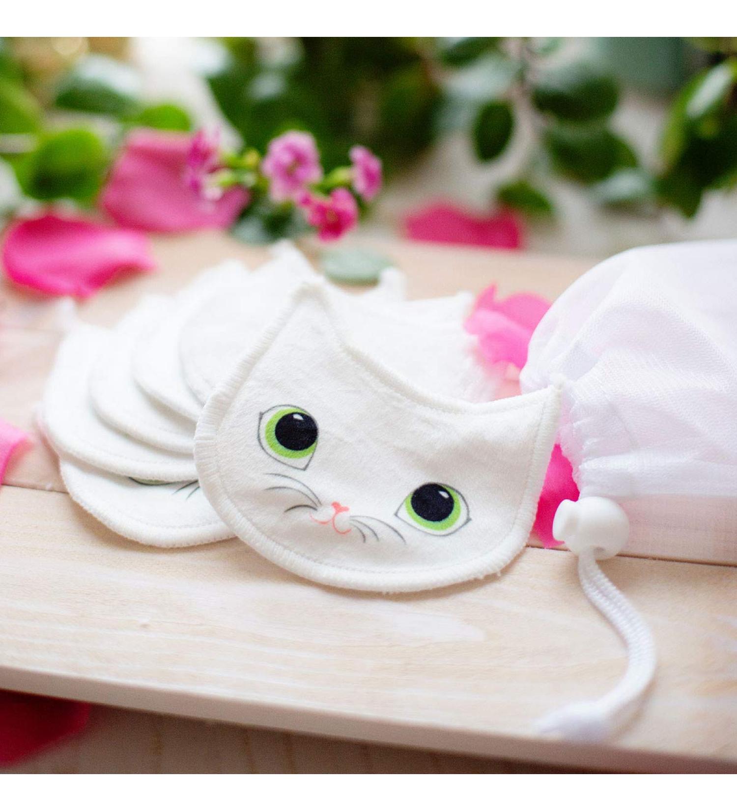 Pylones Beautycat Chaton White Kitten Removers Washable 6 Pack