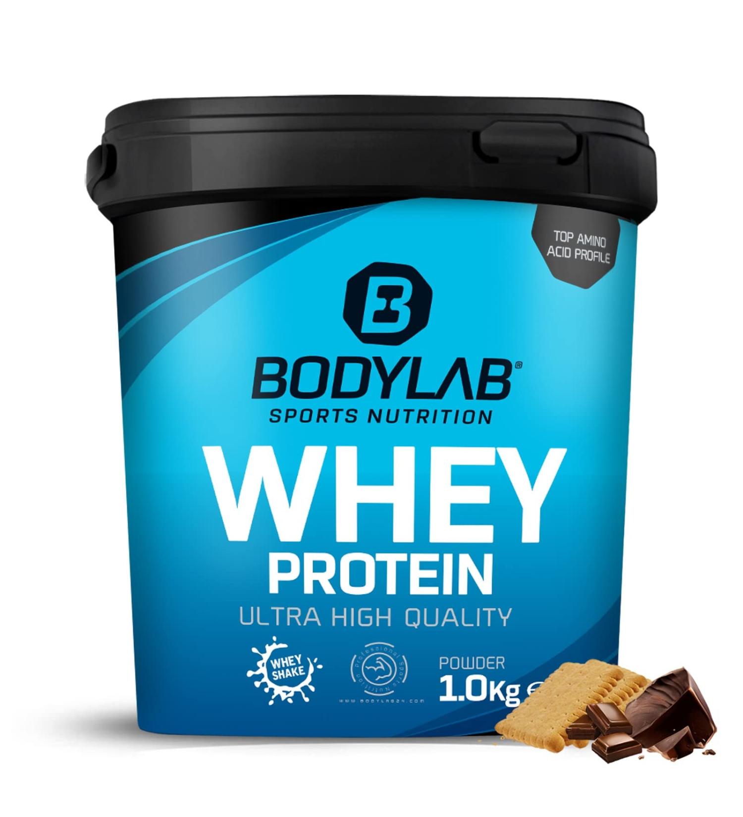 Buy Bodylab24 Whey Protein Powder Chocolate Cookie 1kg | International Shipping Available - Buy Online on GoSupps.com