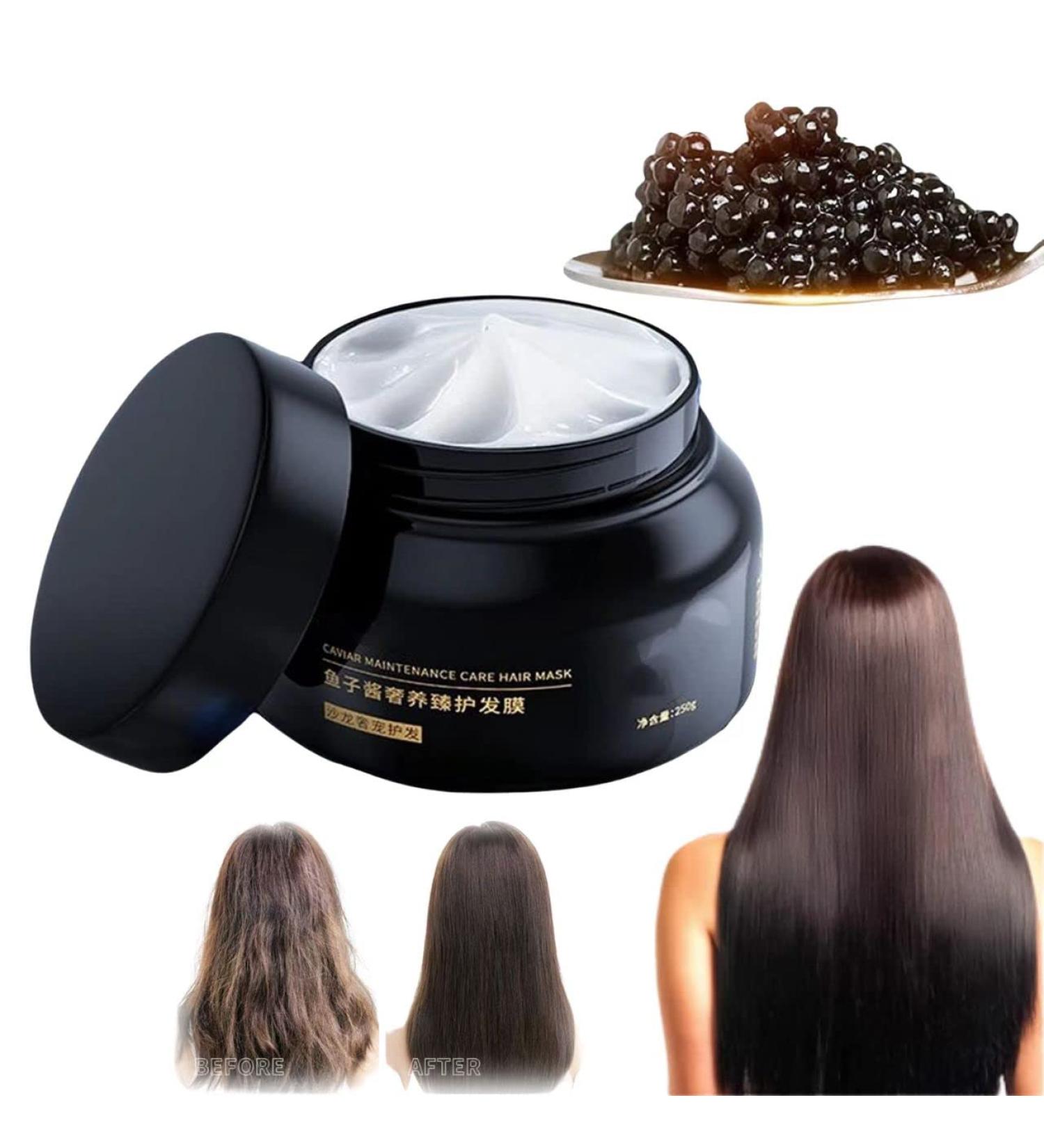 Irasas Black Caviar Hair Mask - Anti Hair Loss & Repair Treatment for Soft, Restored Hair - Buy Online on GoSupps.com