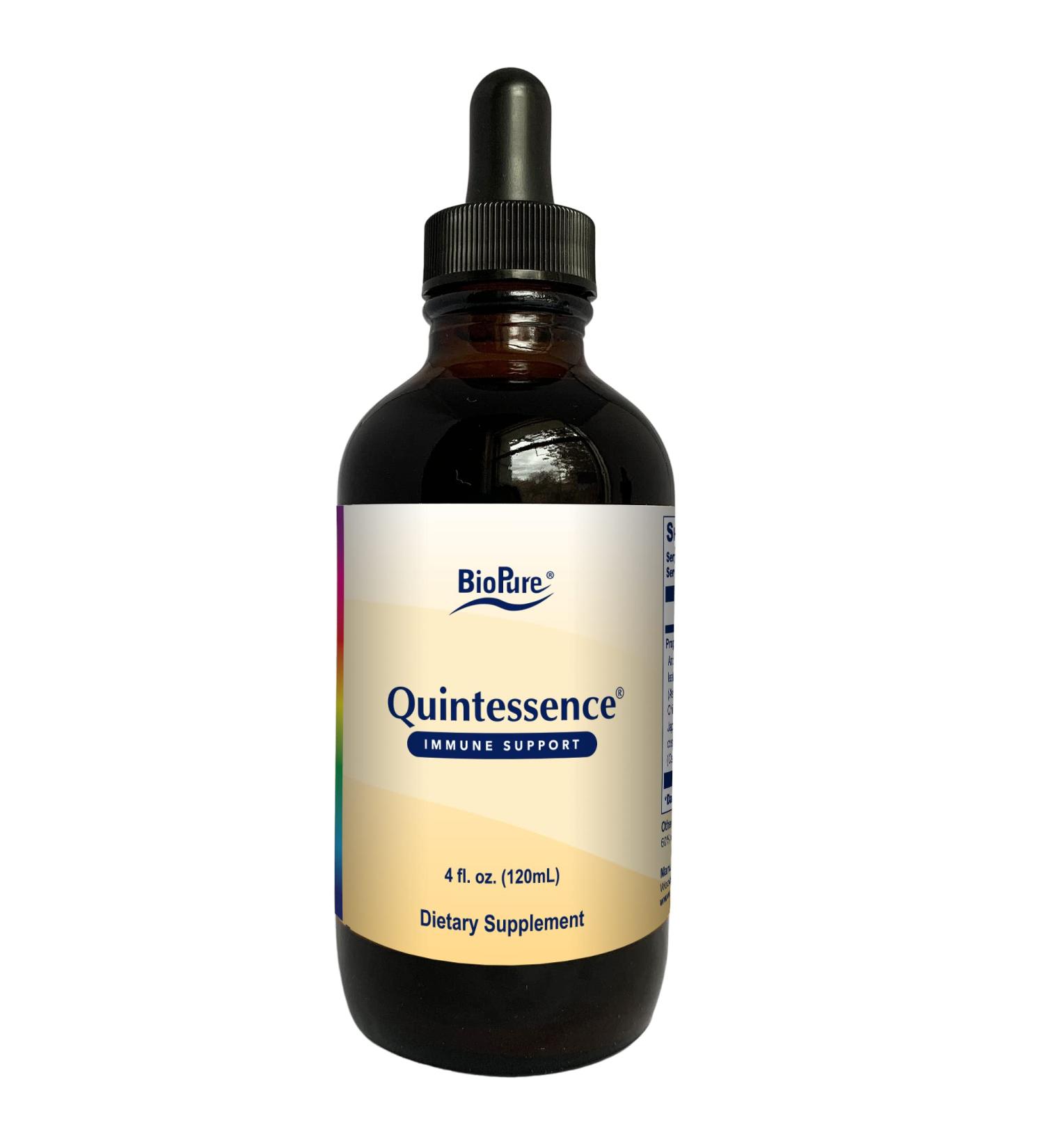 BioPure Quintessence Botanical Tincture - Immune Support with Astragalus & Japanese Knotweed - 4 fl oz - Buy Online on GoSupps.com