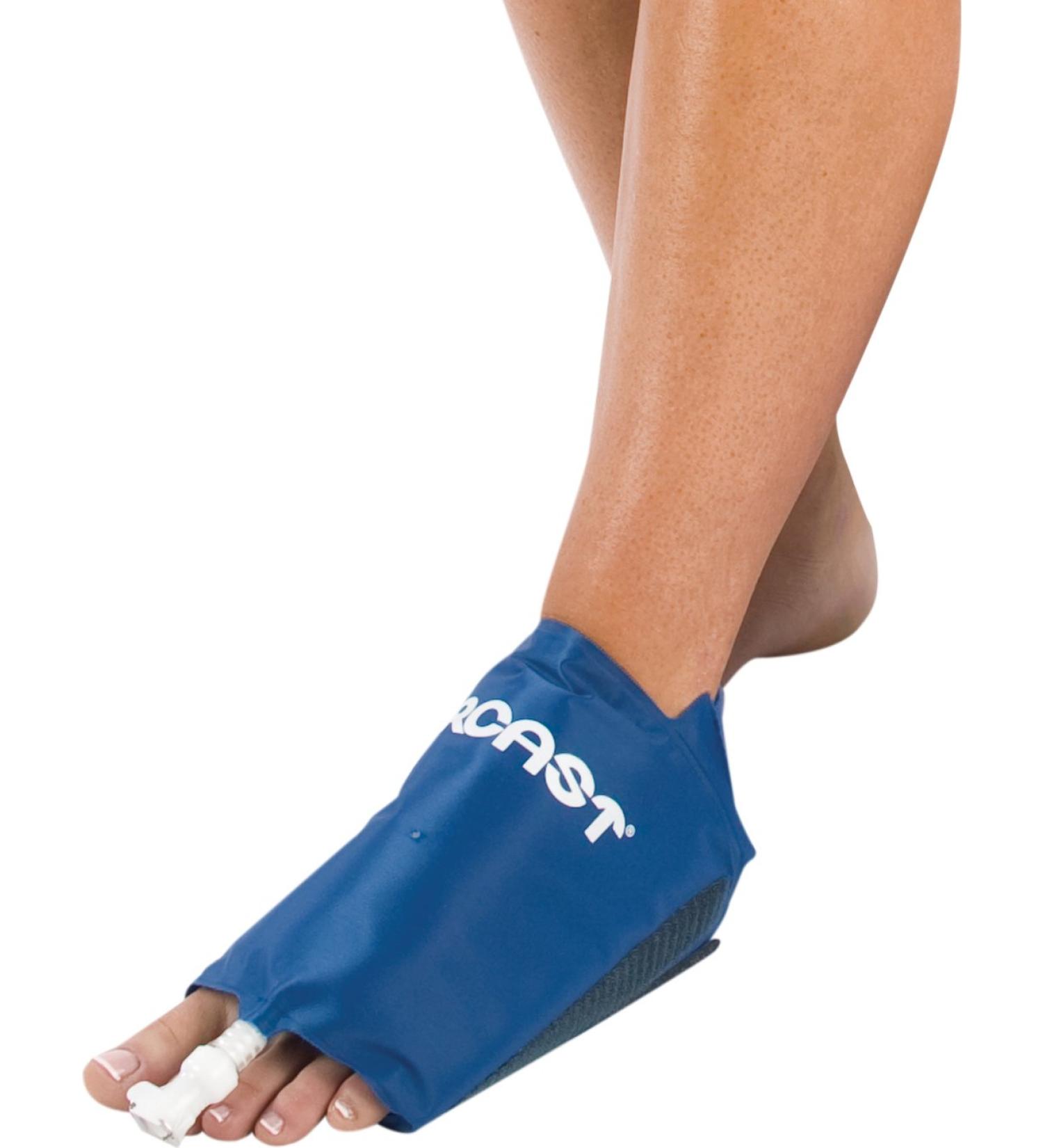 Aircast Cryo/Cuff Cold Therapy - Large Foot Cryo/Cuff with Gravity-Fed Cooler | International Shipping Available - Buy Online on GoSupps.com