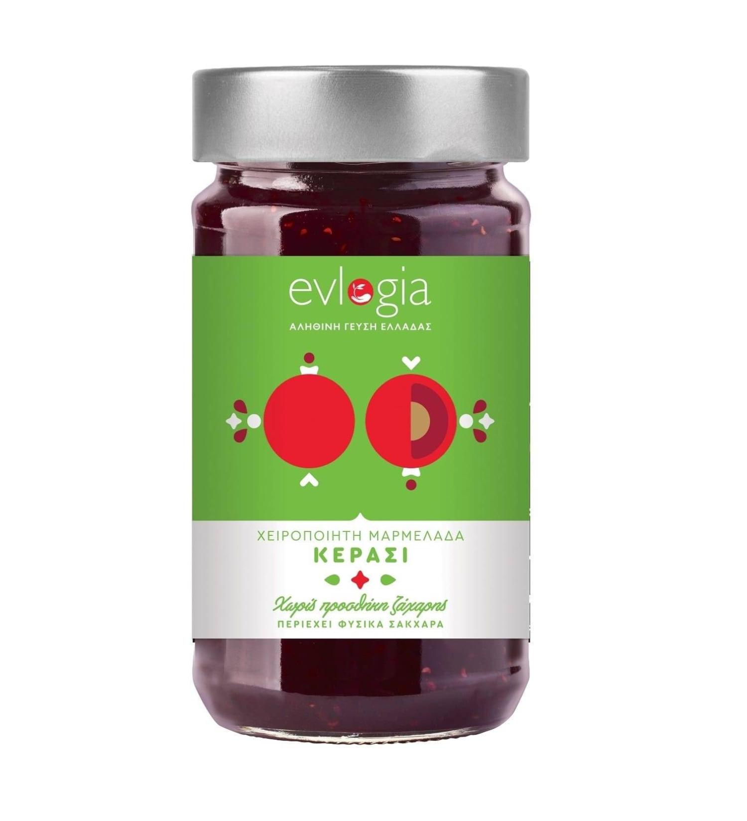  ARISTOS Aristos Evlogia Fruit Spread - Greek Cherries | Sugar-Free Jam Breakfast Spread Bread Spread Everyday Food - Buy Online on GoSupps.com