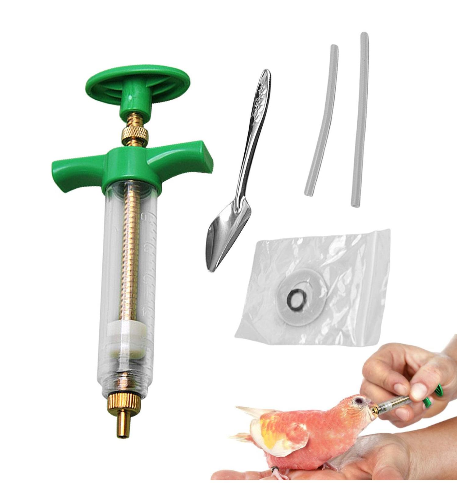 BioTat Syringe for Food | LOOFES HOLDEN Bird Feed Injector Kit - Easy Clean Hand Feed Set for Sick Birds | 20ml Edizin - Buy Online on GoSupps.com