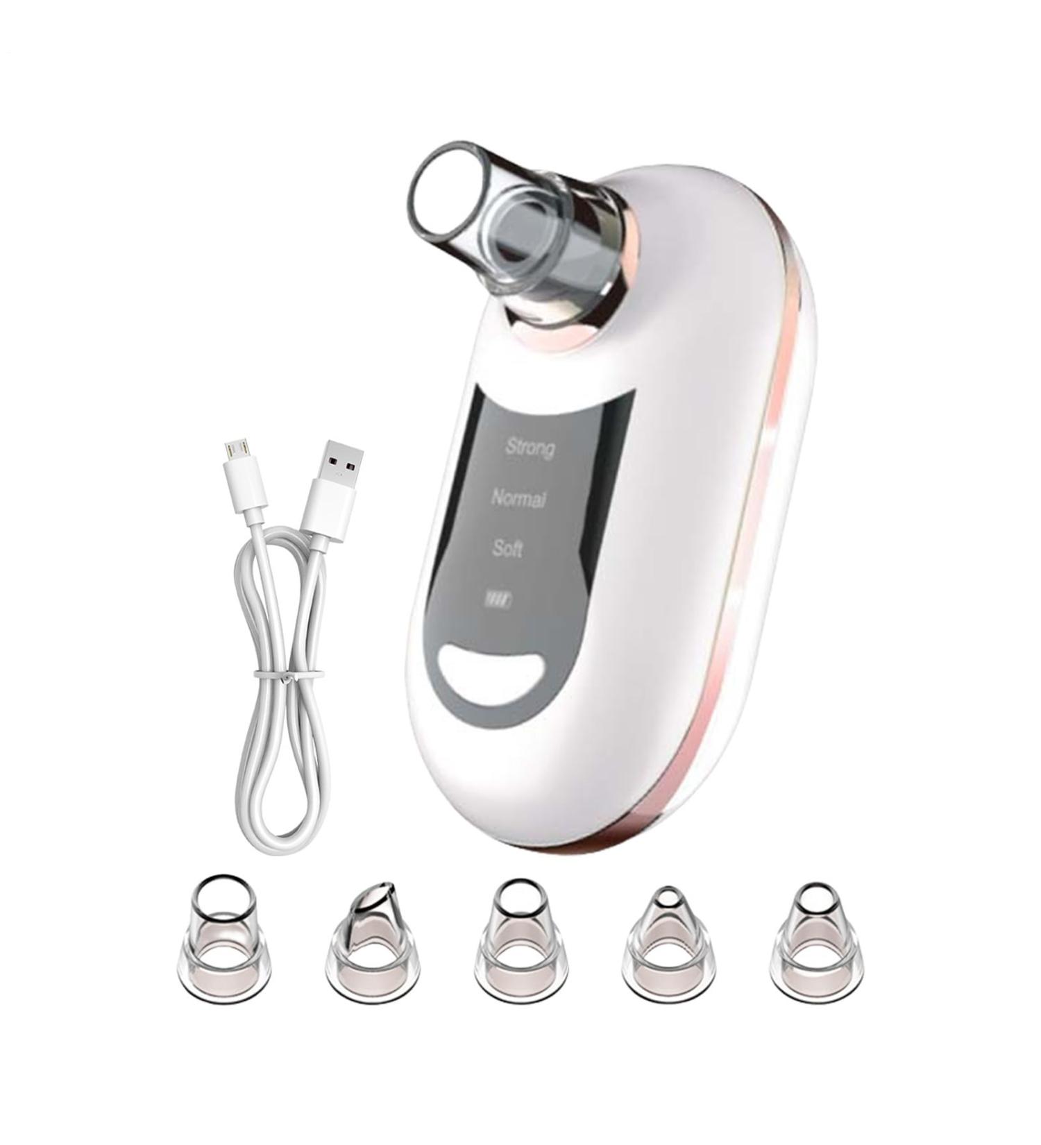 Pore Cleaning Device - Blackhead Extractor Vacuum Extractor with 3 Levels of Suction for Use at Home or in the Shower Women and Teens - Buy Online on GoSupps.com