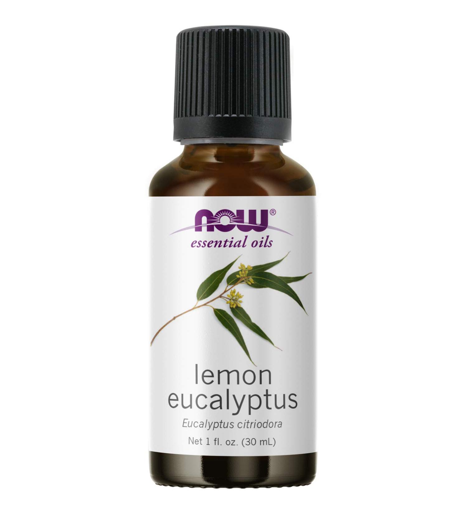 Now Foods Lemon Eucalyptus Essential Oil 1 fl oz - Natural Aromatherapy - Buy Online on GoSupps.com