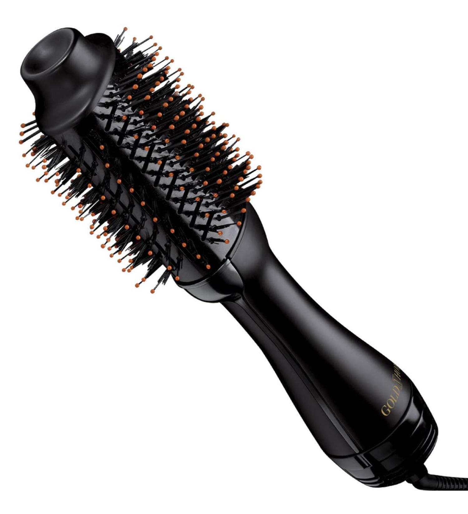 Gold N Hot Professional One-Step Hair Dryer & Volumizer Black - Hot Air Brush - Buy Online on GoSupps.com