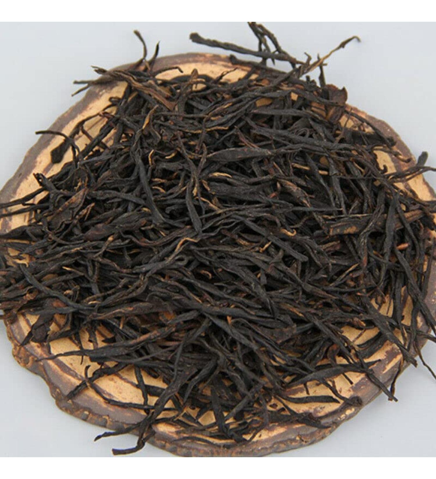 Dian Hong Th Noir 500g Yunnan Vieil Arbre Aiguille Dor e Bande Droite Th Cuit - Buy Online on GoSupps.com