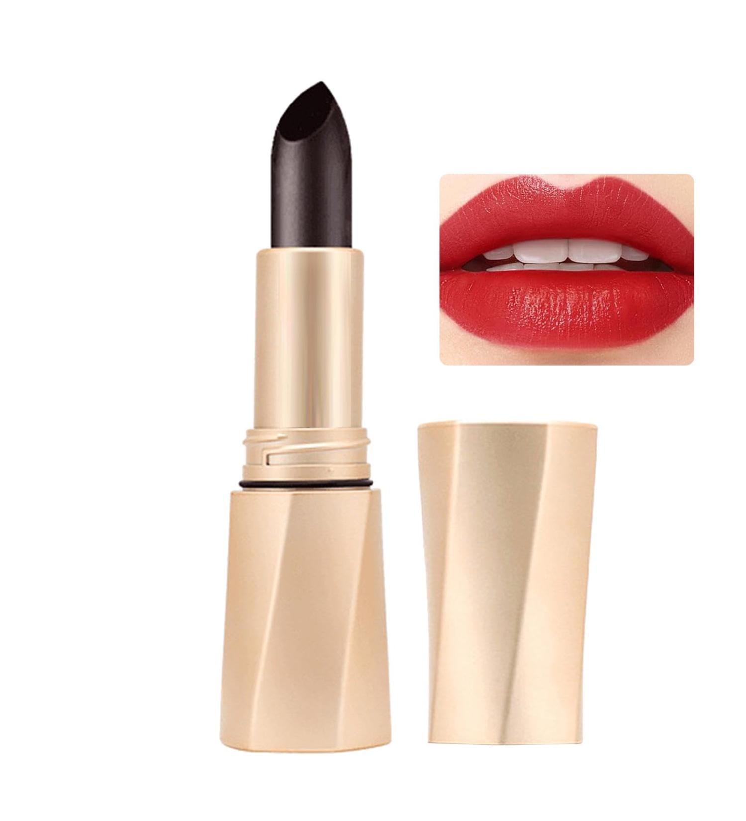 Cream Lipstick Tinted Lipstick - Long Lasting Makeup Lipstick - Non-Sticky Matte Lip Color Waterproof Beauty Lip Balm 3.8g for Women Girls - Buy Online on GoSupps.com