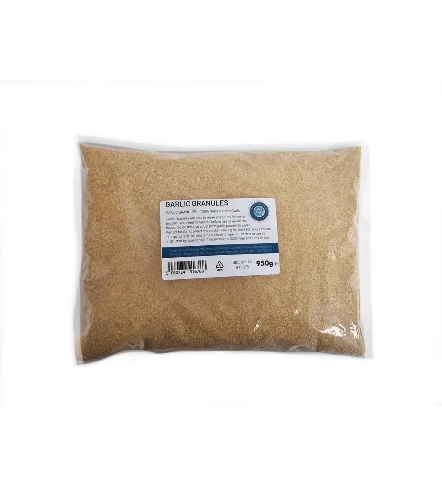 Entirely Ingredients - Garlic Granules 950g - Food Grade - Premium quality - Buy Online on GoSupps.com
